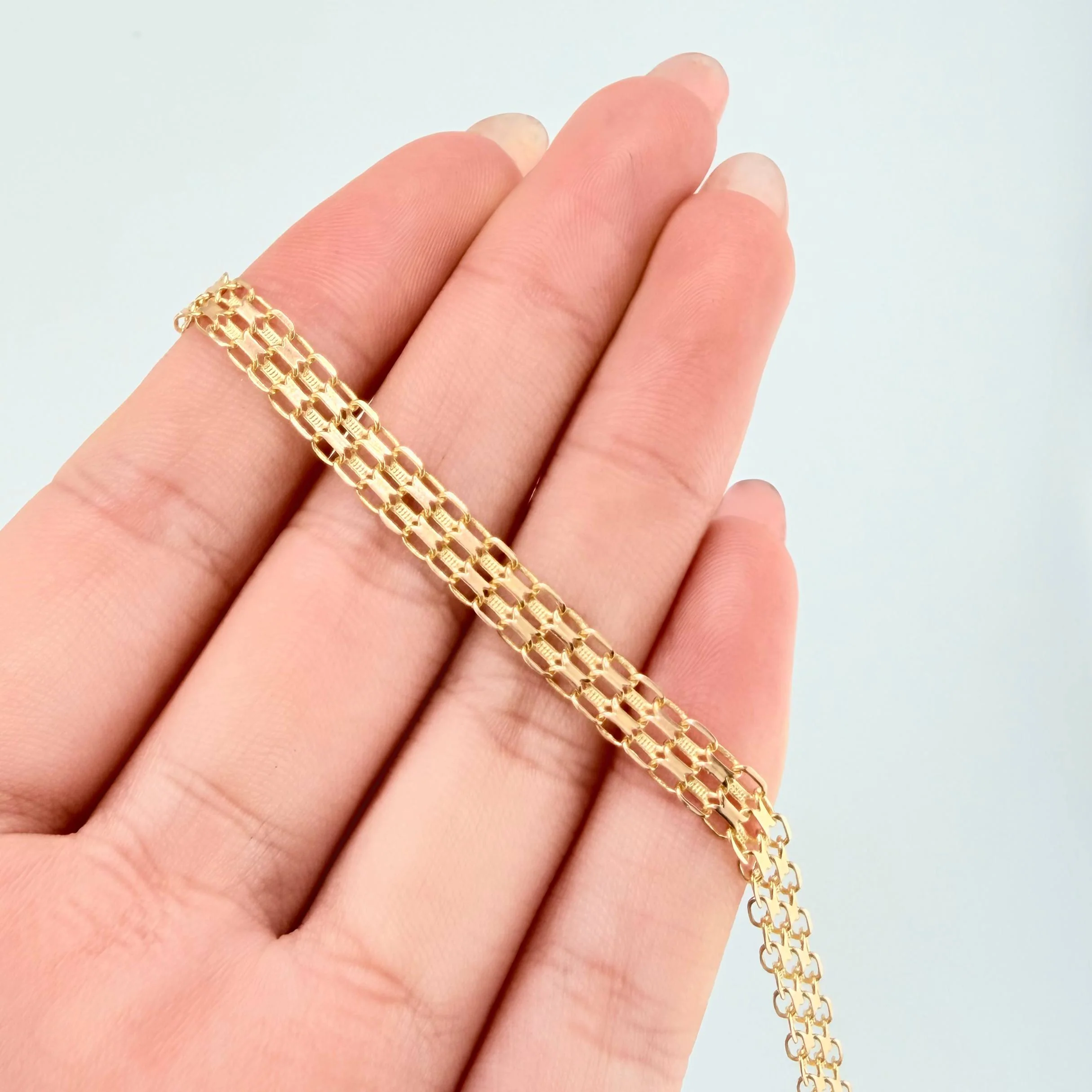 Pulso Chino 4.6gr / 19cm / 5.3mm Oro Amarillo Nac.Esp. 18K * - Image 3