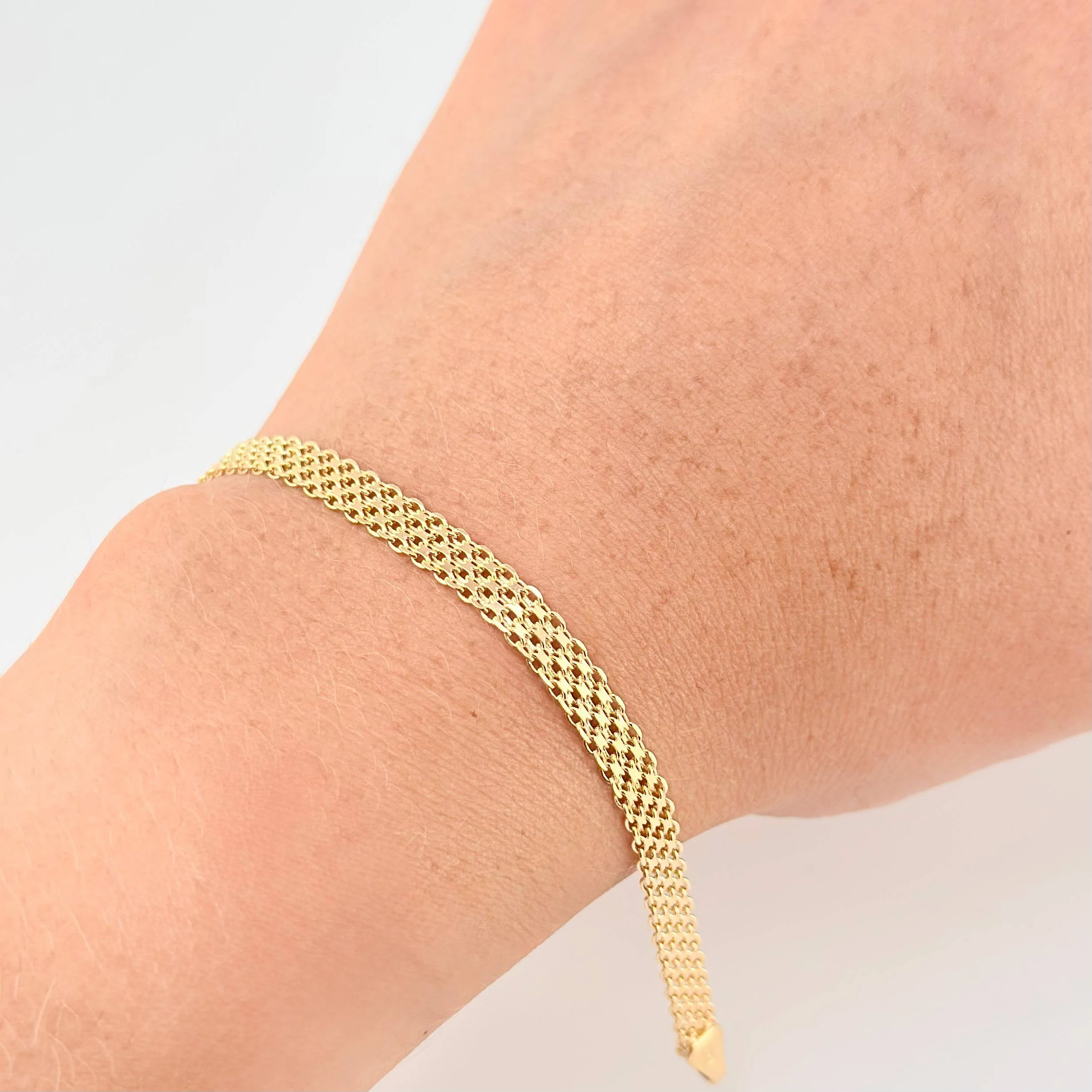 Pulso Chino 5.25 g / 19.2 cm / 4.5 mm Oro Amarillo 18K - Image 4