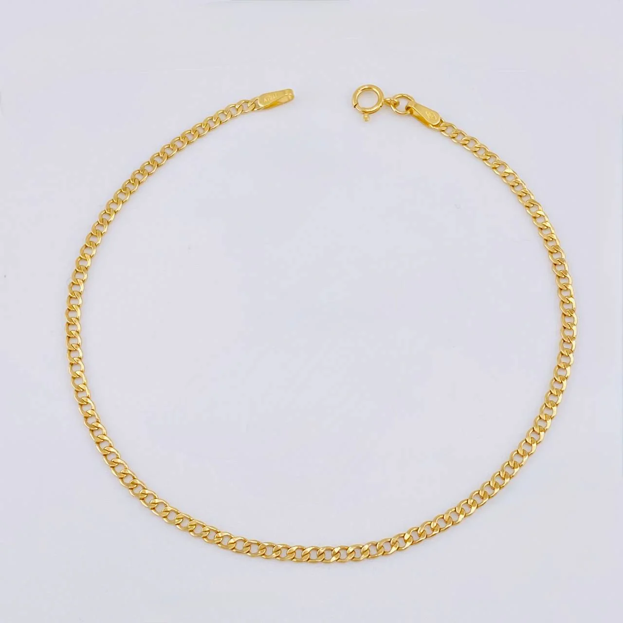 Pulso Cubano 0.85 g / 18.5 cm / 2 mm Oro Amarillo 18K