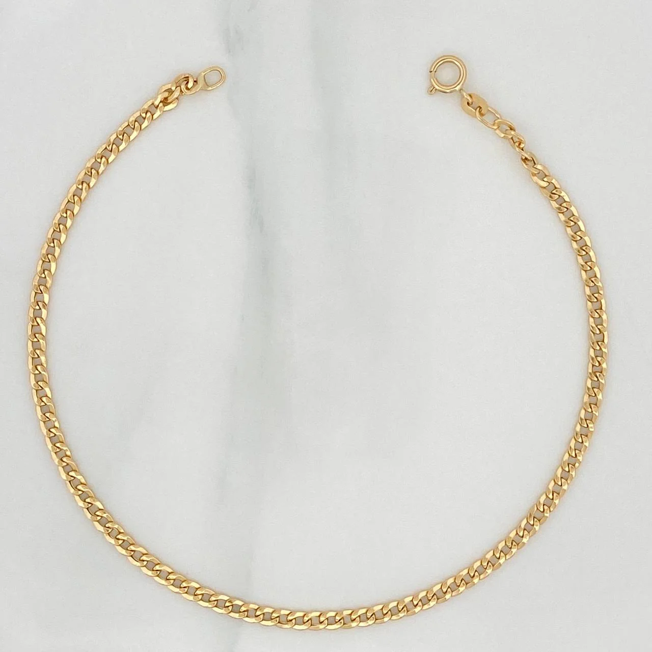 Pulso Cubano 1.15gr / 21cm / 2.5mm Oro Amarillo +1 18K $