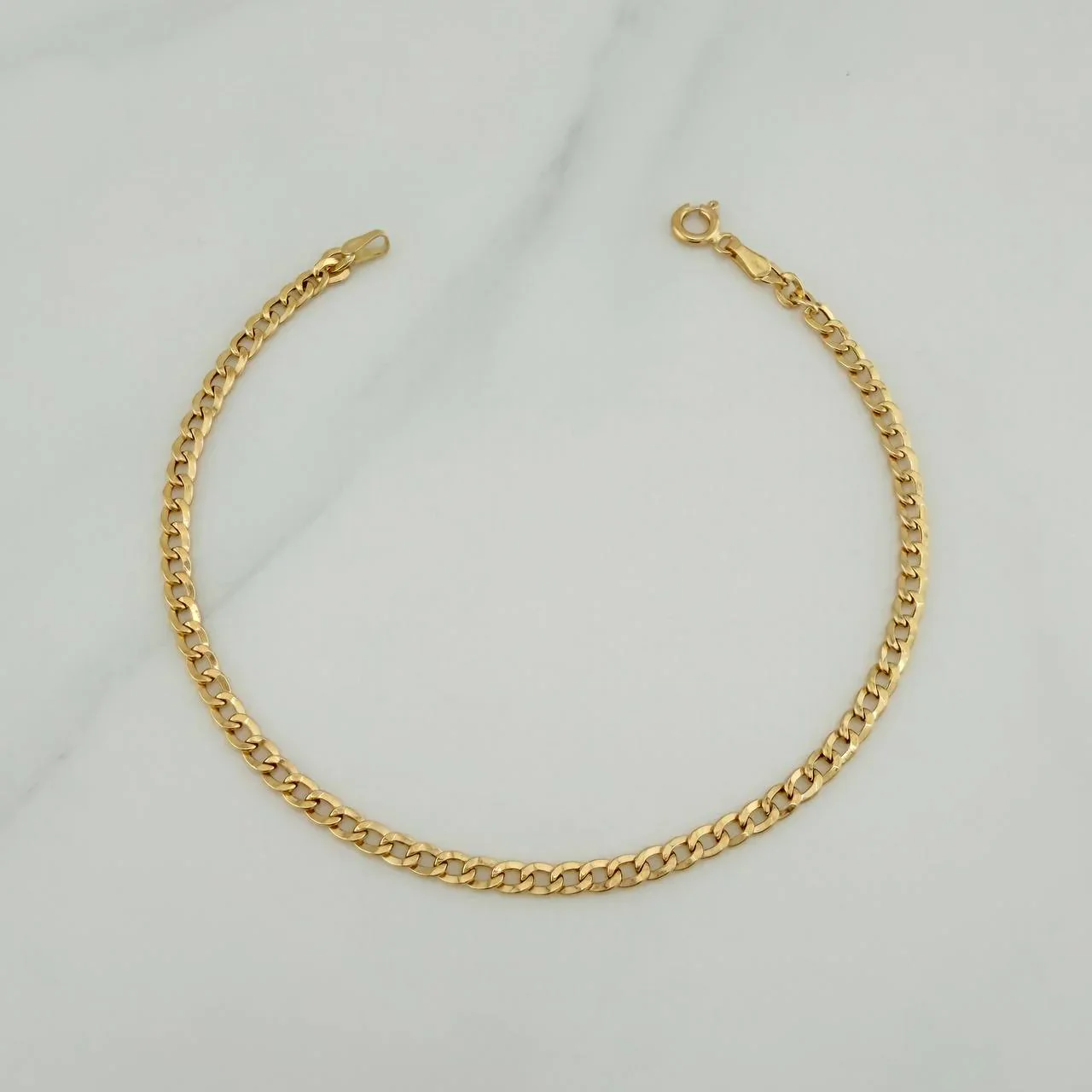 Pulso Cubano 1.75 g / 21 cm / 3 mm Oro Amarillo 18K