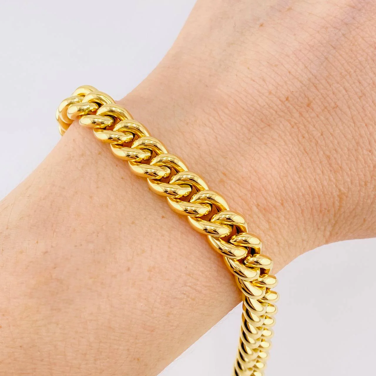 Pulso Cubano 10 g / 20.5 cm / 8.4 mm Oro Amarillo 18K - Image 4