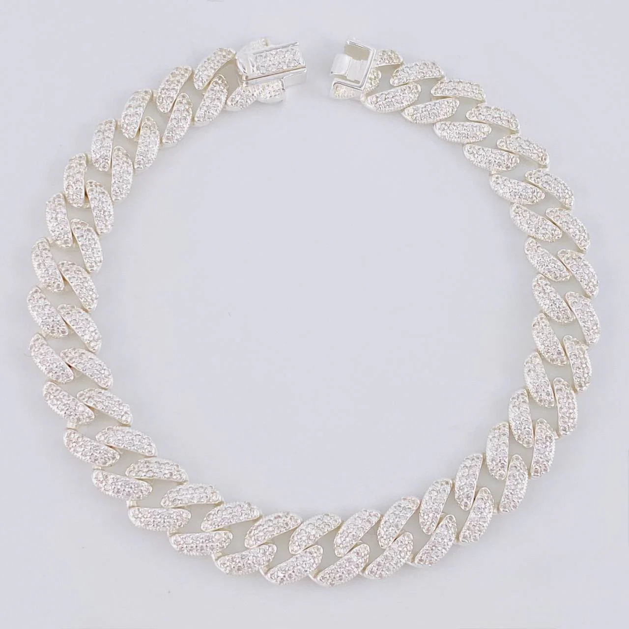 Pulso Cubano 19.35g / 21.2cm / 8.2mm Plata 925