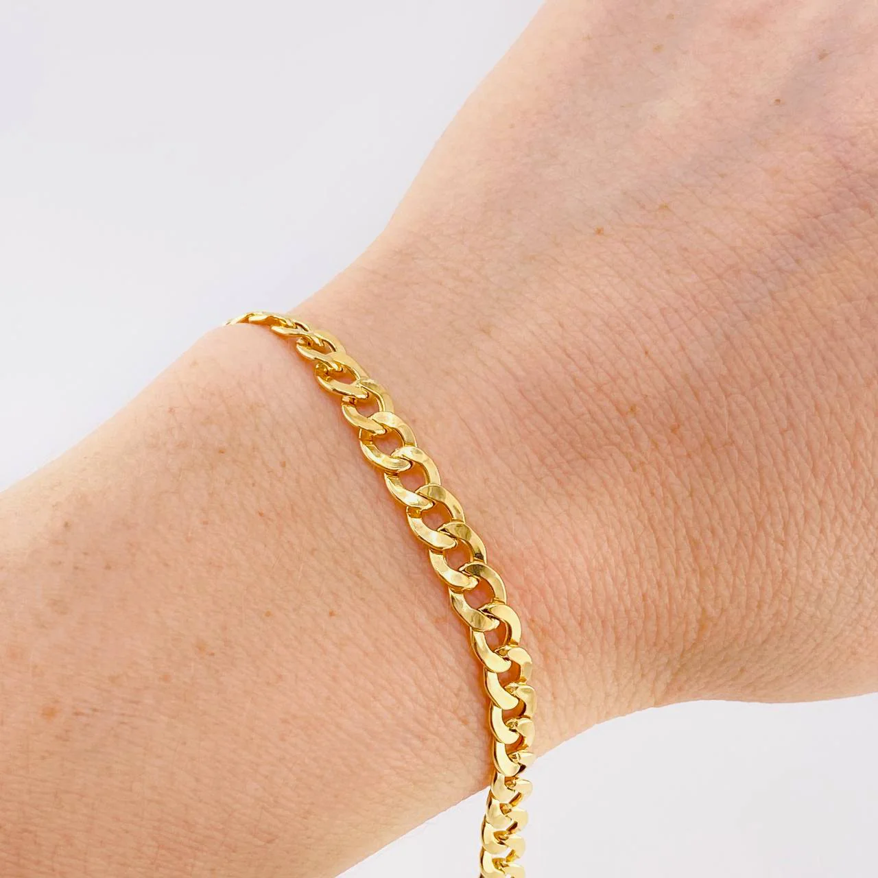 Pulso Cubano 4.05 g / 20 cm / 5.3 mm Oro Amarillo 18K - Image 4