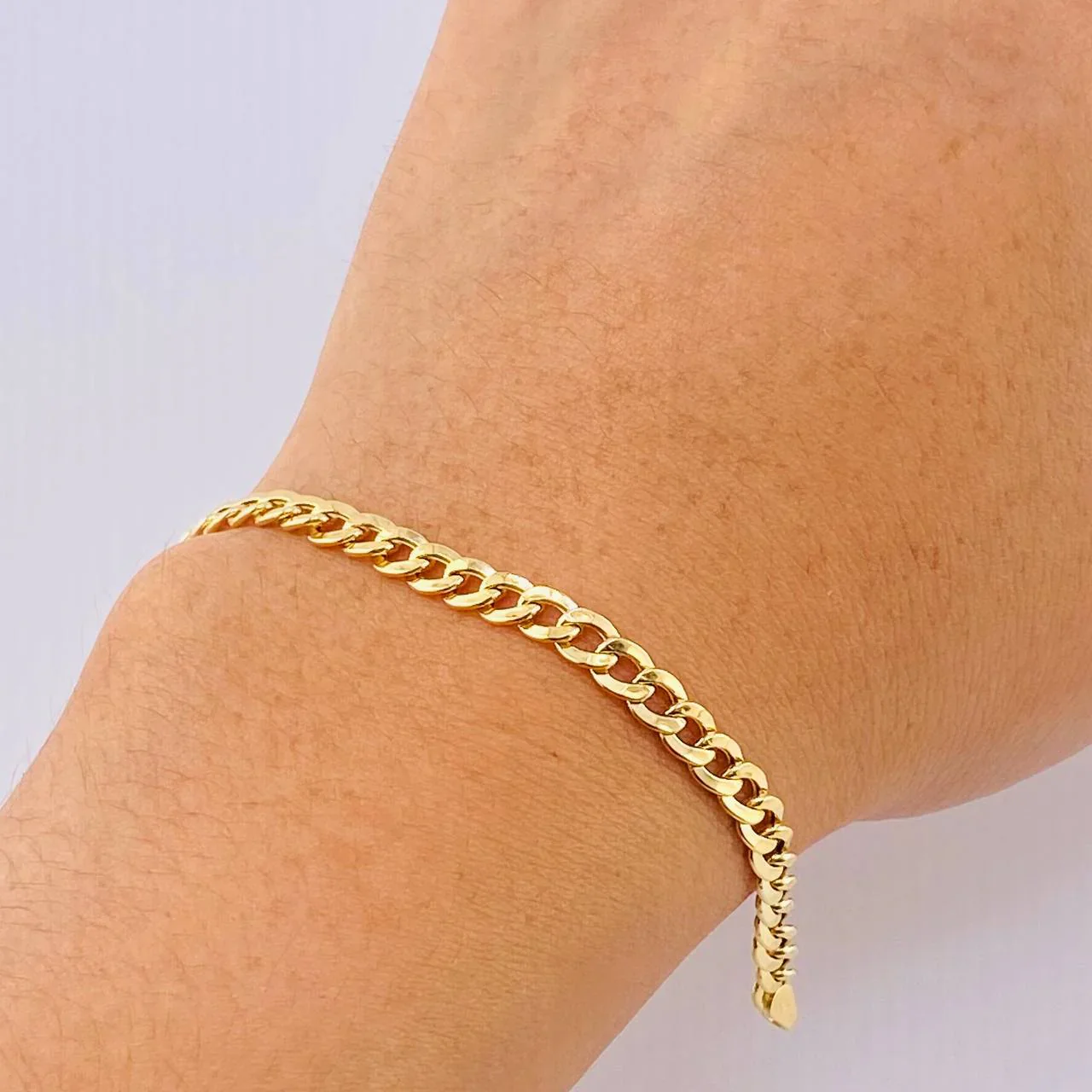Pulso Cubano 4.1 g / 19.5 cm / 4 mm Oro Amarillo 18K - Image 4