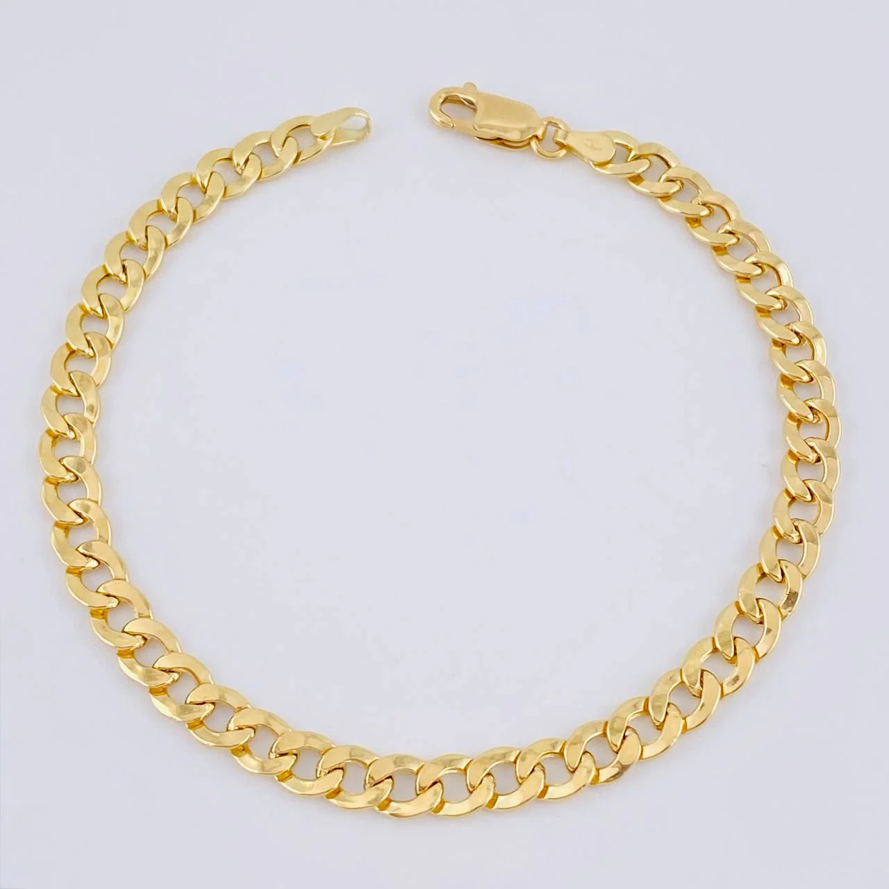 Pulso Cubano 4.1 g / 19.8 cm / 5 mm Oro Amarillo 18K