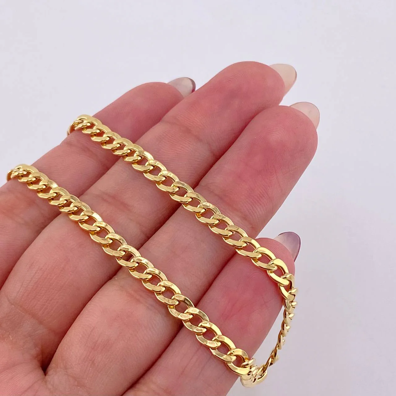 Pulso Cubano 4.9gr / 19.5cm / 6mm Oro Amarillo +1 18K © - Image 3
