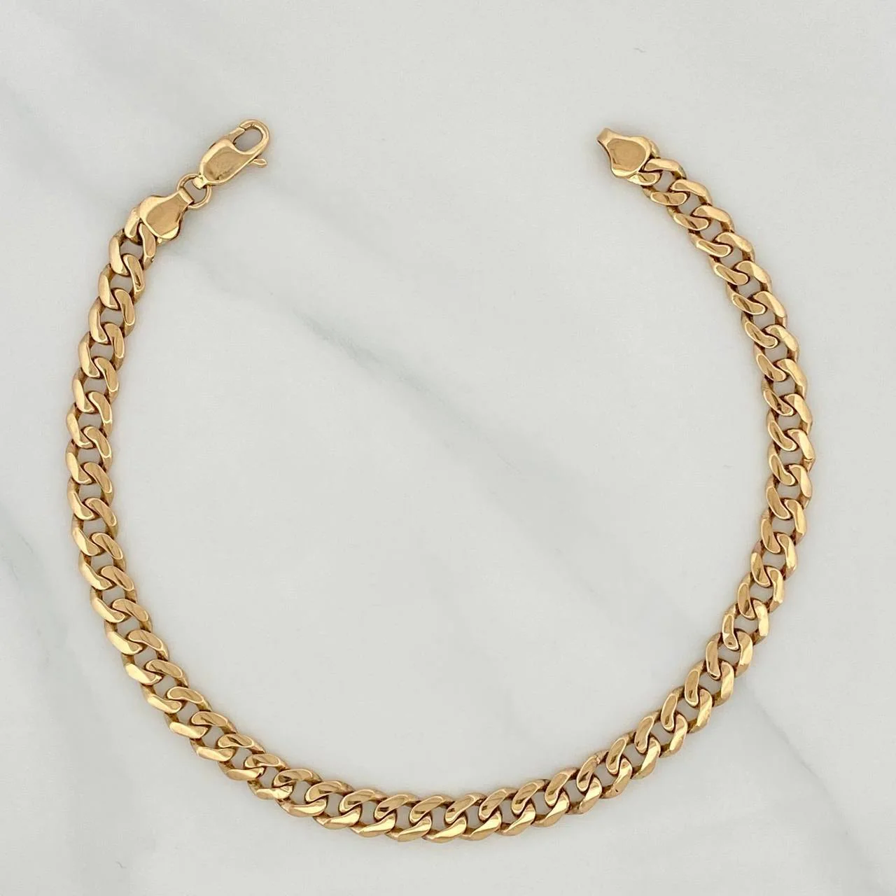 Pulso Cubano 5.05 g / 20.2 cm / 4.8 mm Oro Amarillo 18K