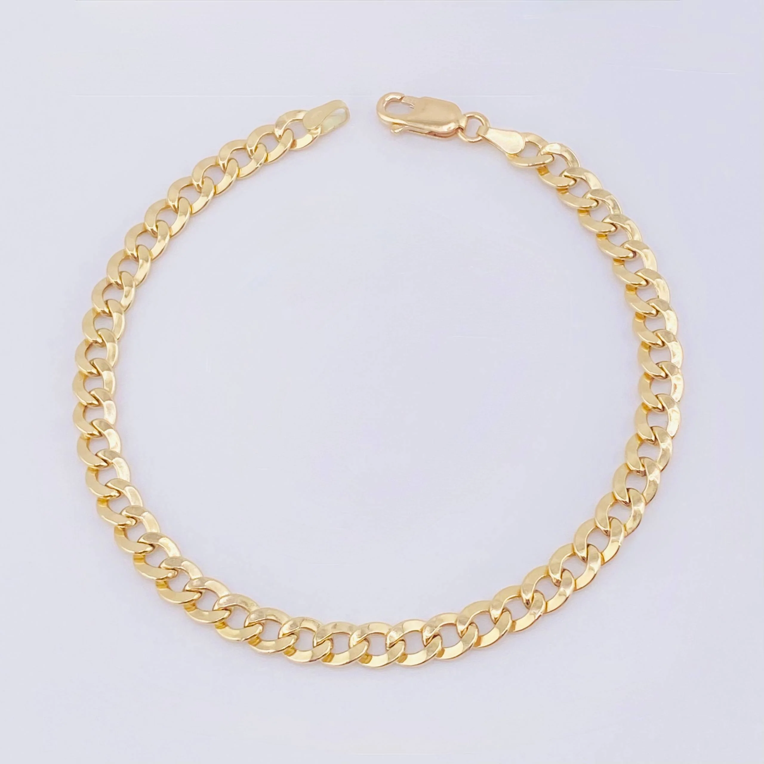 Pulso Cubano 5.15gr / 20 cm / 6mm Oro Amarillo 18K