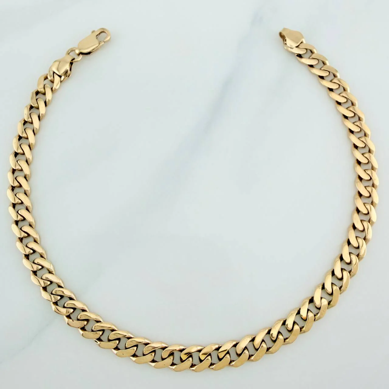 Pulso Cubano 6.15gr / 20.7cm / 5mm Oro Amarillo Nac.Esp. 18K %