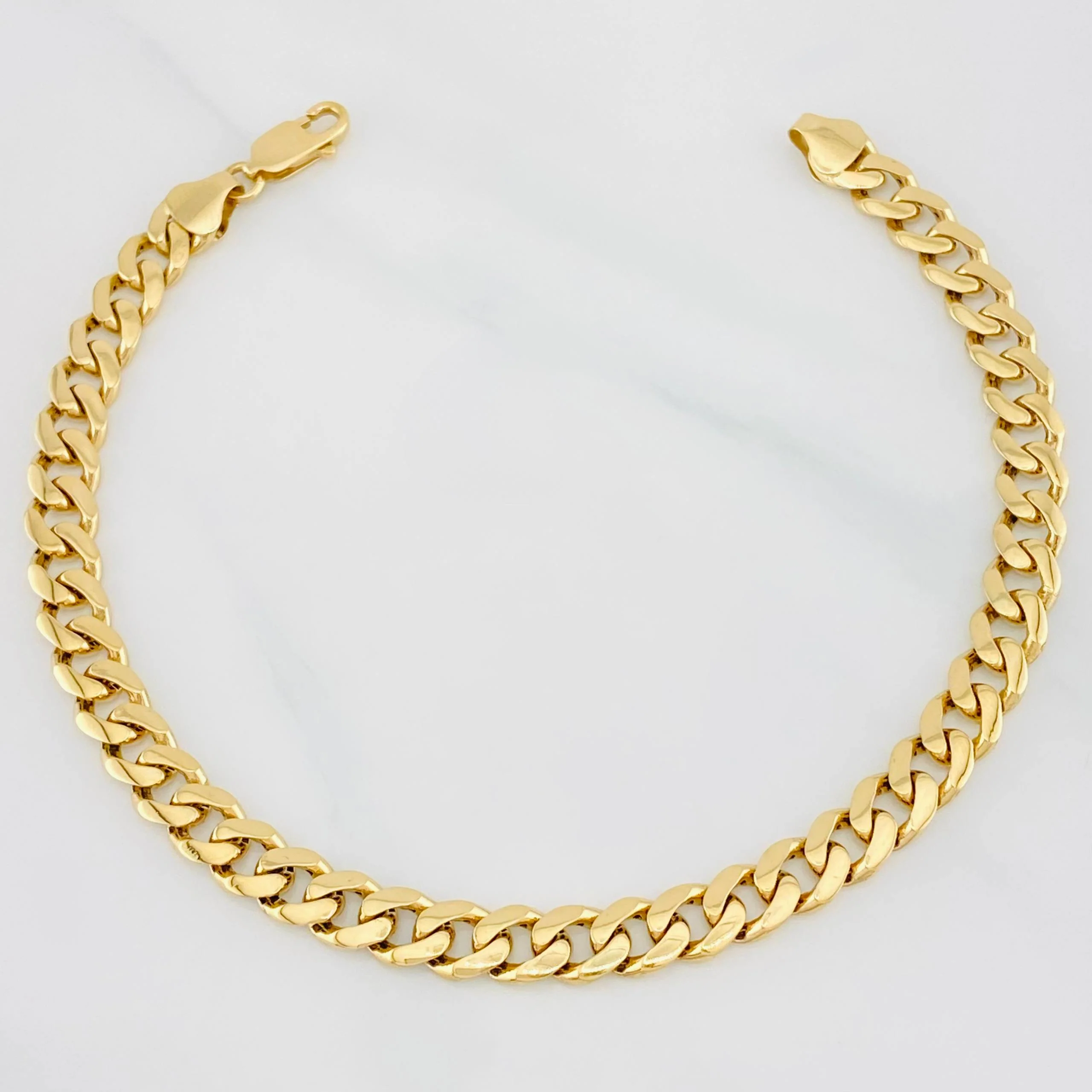 Pulso Cubano 8.6 g / 21 cm / 5.96 mm Oro Amarillo 18K