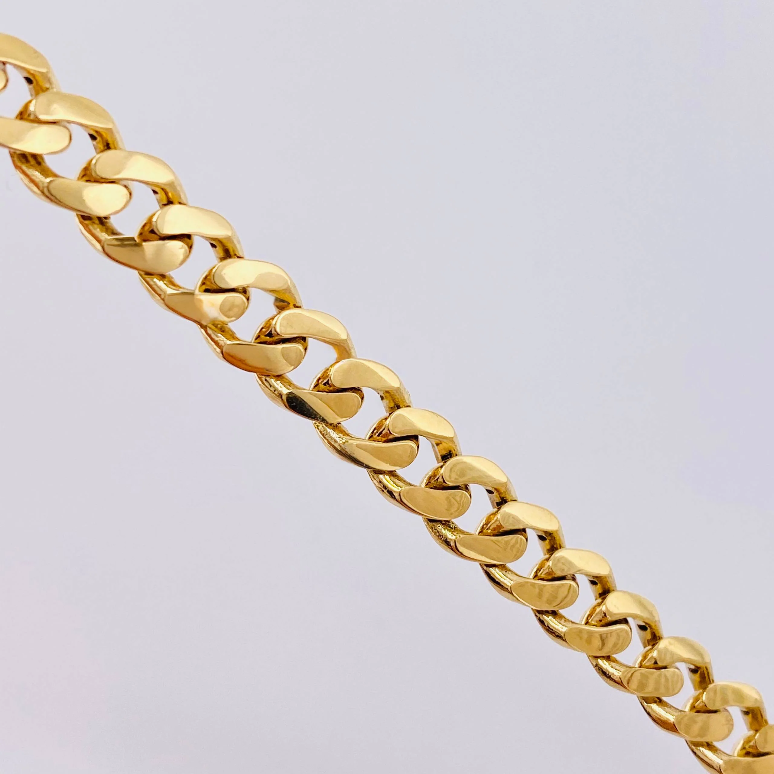 Pulso Cubano 8.7gr / 21cm / 6.2mm Oro Amarillo +1 18K © - Image 2