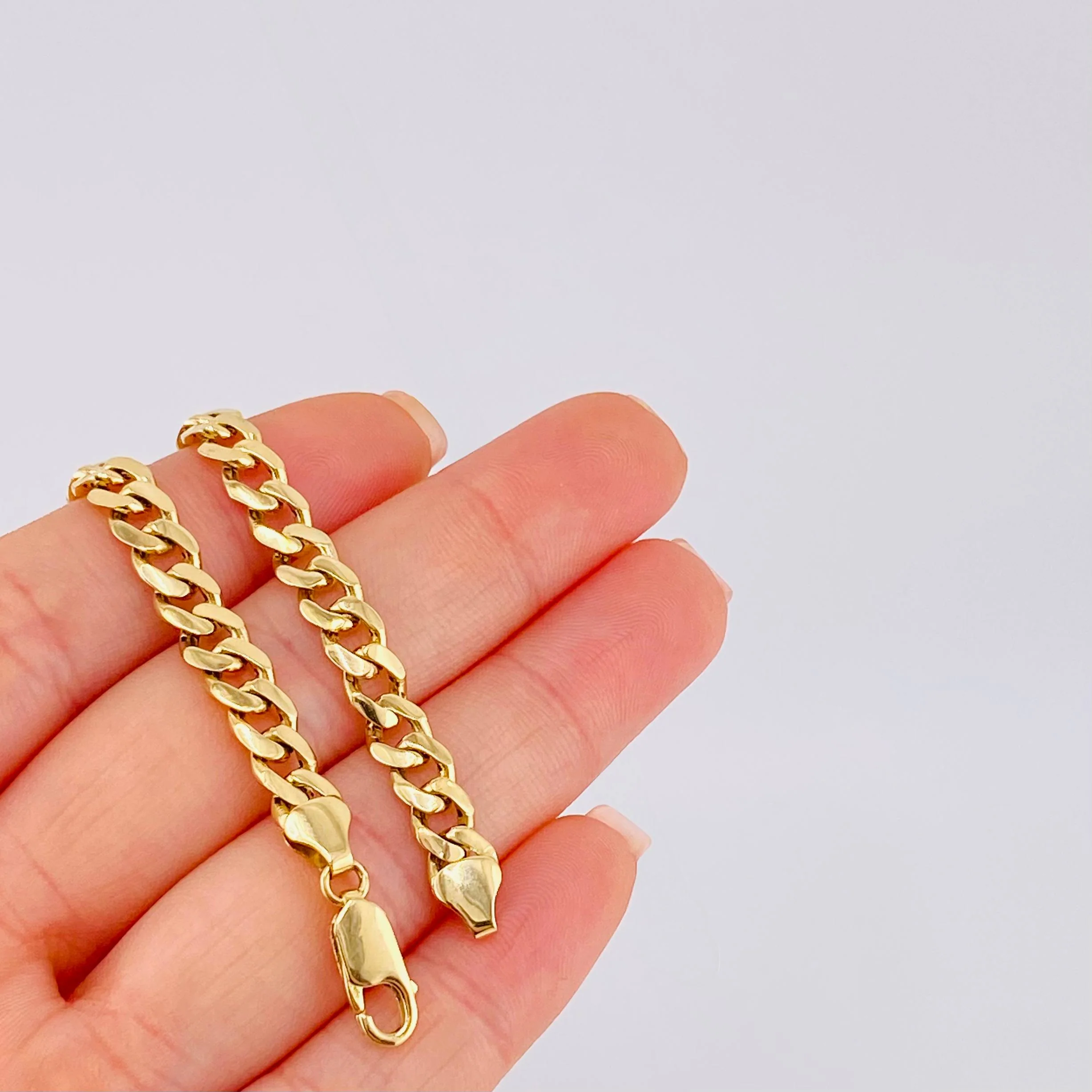 Pulso Cubano 8.7gr / 21cm / 6.2mm Oro Amarillo +1 18K © - Image 3