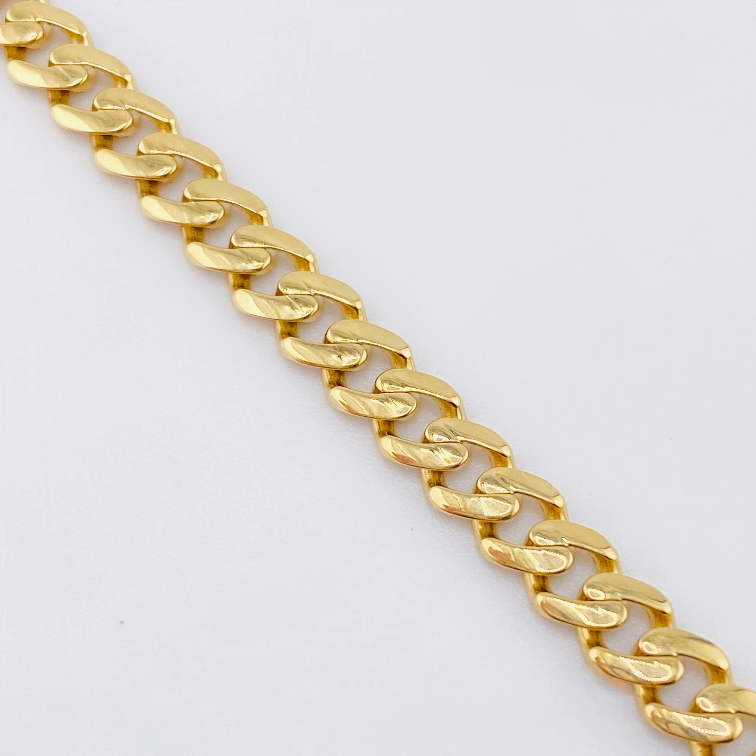 Pulso Cubano Monaco 7.6gr / 20cm / 5.2mm Oro Amarillo +4 18K * - Image 3
