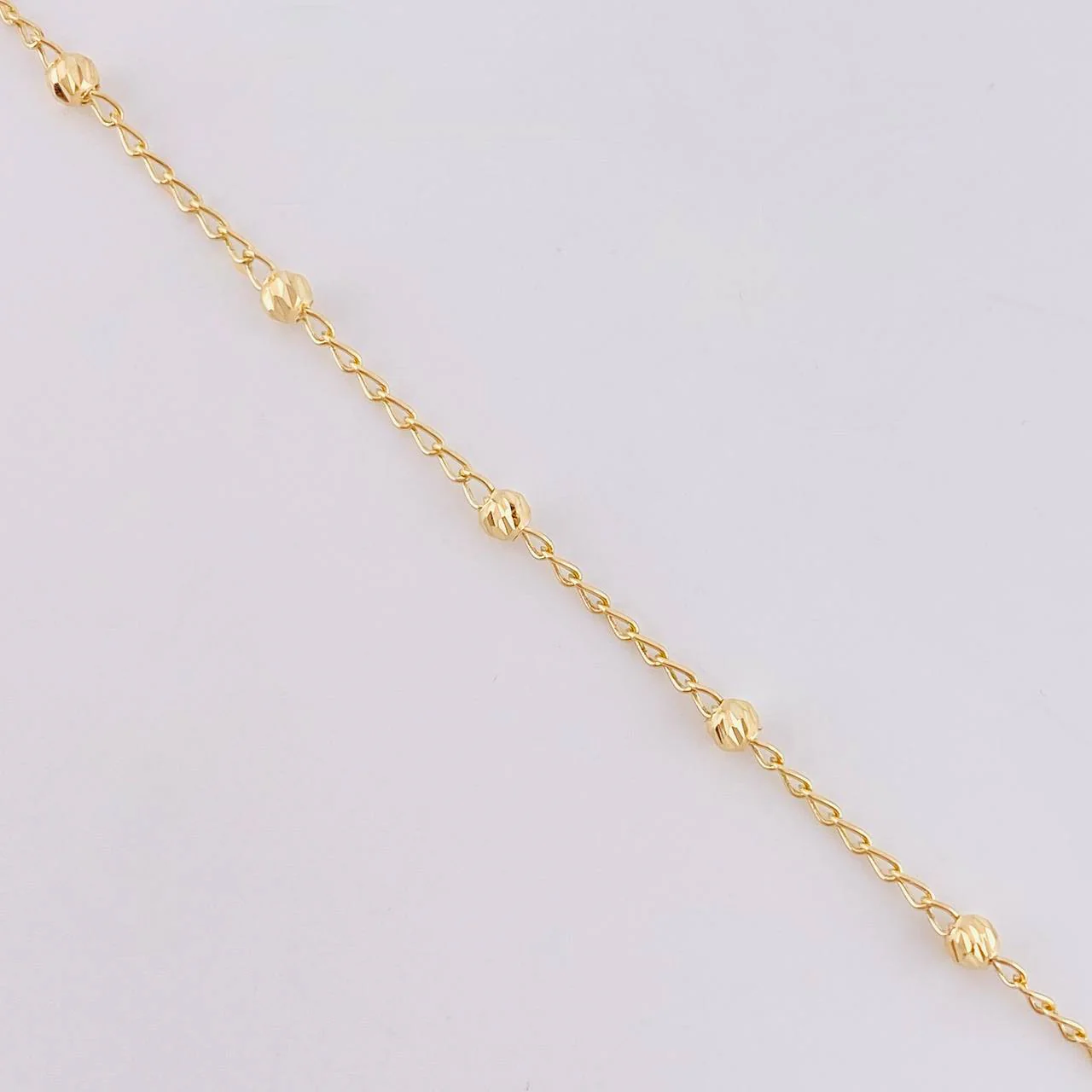 Pulso Denario Virgen de la Milagrosa 2.15g / 19cm / 3.05mm Oro Amarillo 18K - Image 2