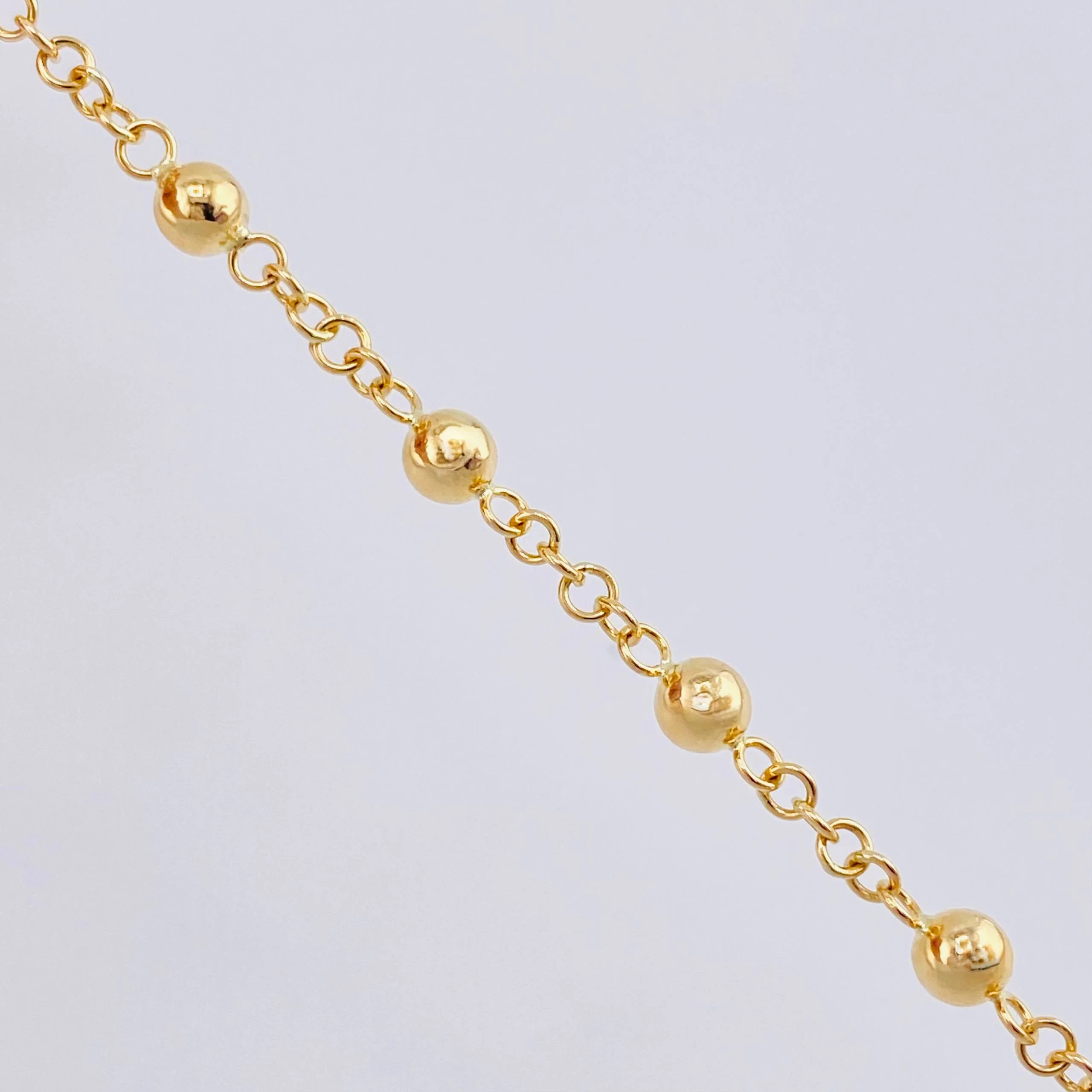 Pulso Denario Virgen Milagrosa 3.2gr / 17.5cm / 2.9mm Oro Amarillo 18K * - Image 2