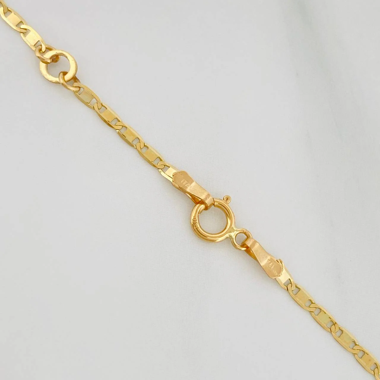 Pulso Escalera Placa Rectangular 1.95 g / 17.03 cm / 2 mm Oro Amarillo 18K - Image 2