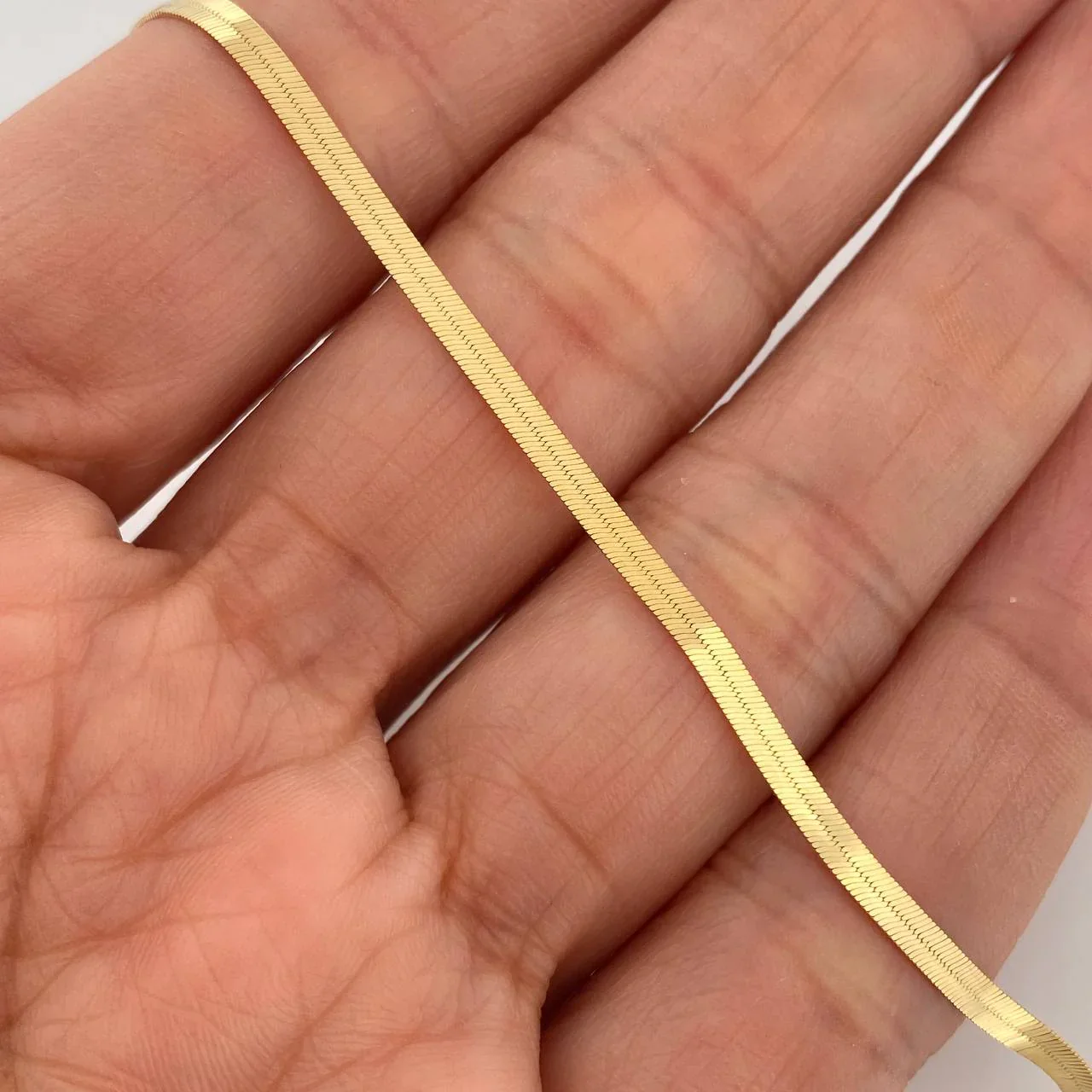 Pulso Espejo 2.35gr / 19cm / 1.8mm Oro Amarillo 18K - Image 4