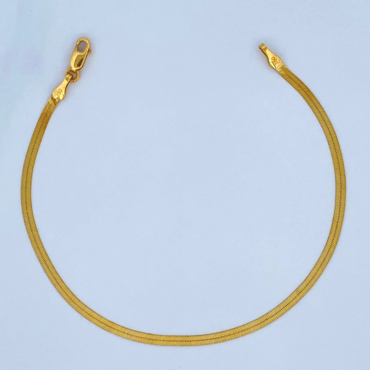 Pulso Espejo 2.4gr / 19cm /Oro 18K