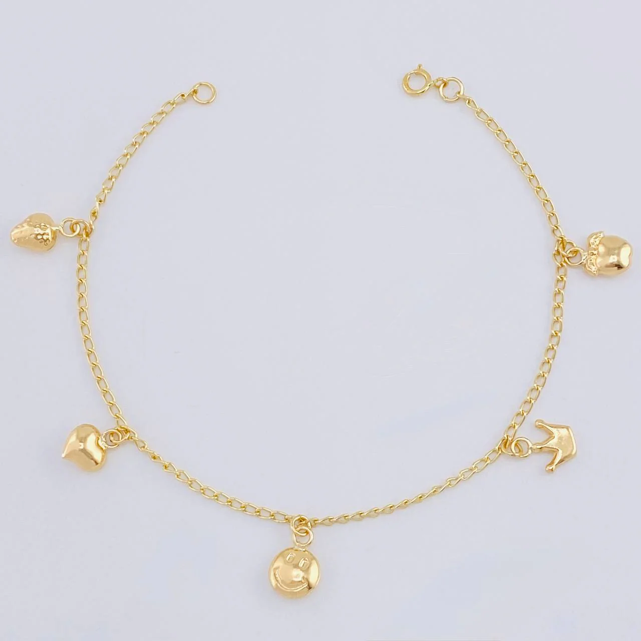 Pulso Espiga Dijes 2.7 g / 19 cm / 1.6 mm Oro Amarillo 18K