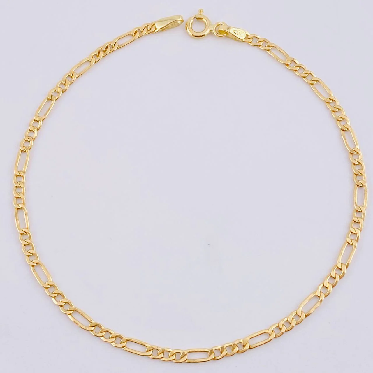 Pulso Figaro 1.05g / 19cm / 2.6mm Oro Amarillo 18K