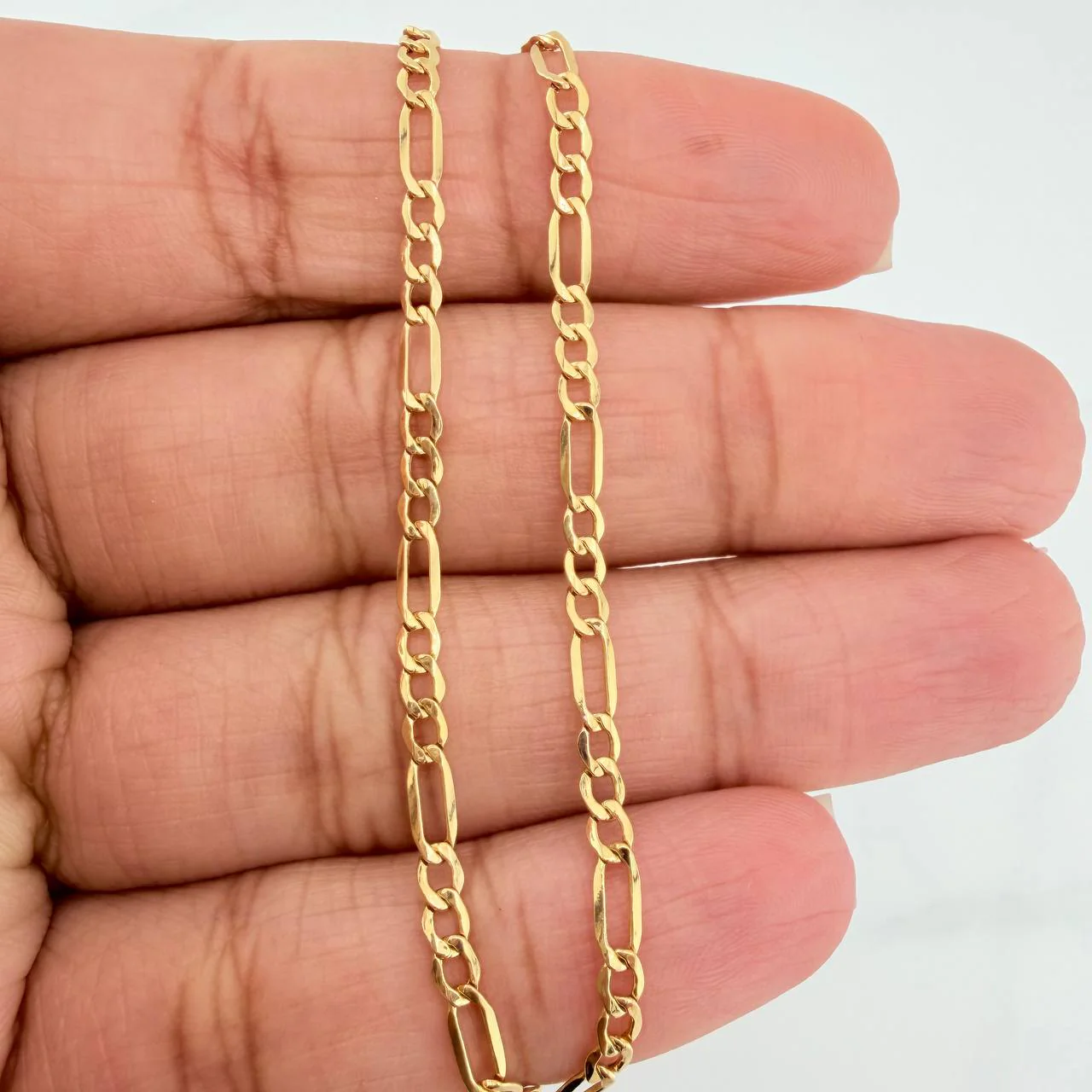 Pulso Figaro 1.25 g / 19 cm / 1 mm Oro Amarillo 18K - Image 4