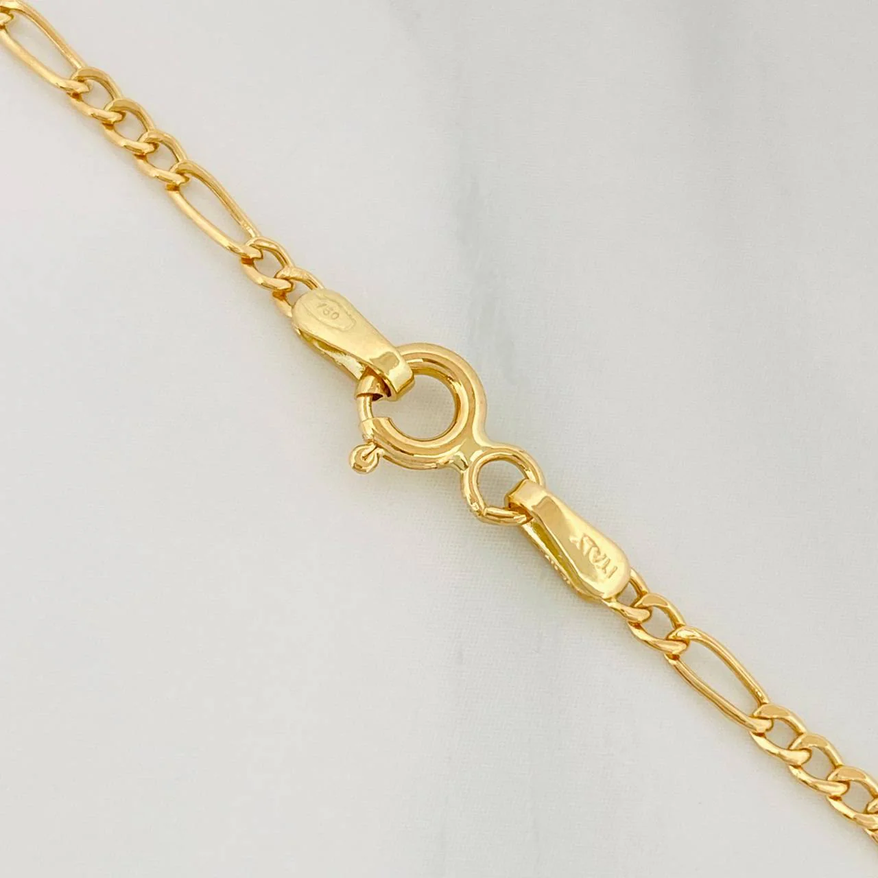 Pulso Figaro Placa Rectangular 1.55 g / 16 cm / 2 mm Oro Amarillo 18K - Image 4