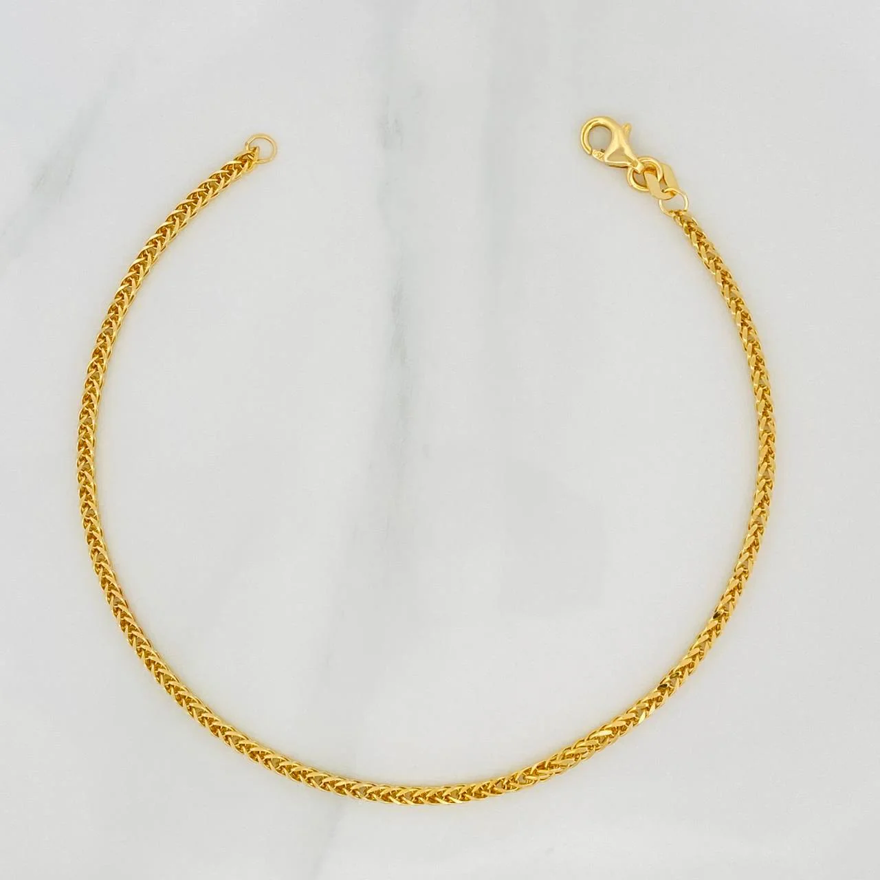 Pulso Franco 2gr / 20.3cm / 1.6mm Oro Amarillo +3 18K %