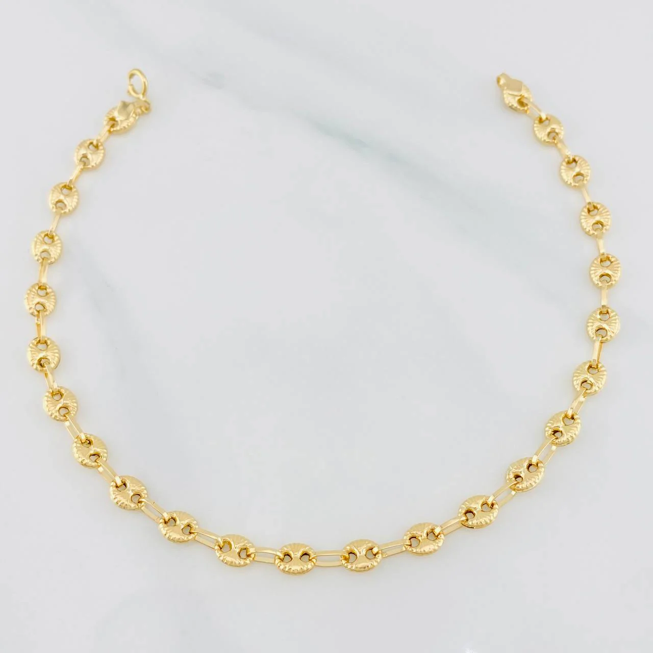 Pulso Gc diamantada 2.25g / 19cm / 4.08mm Oro Amarillo 18K