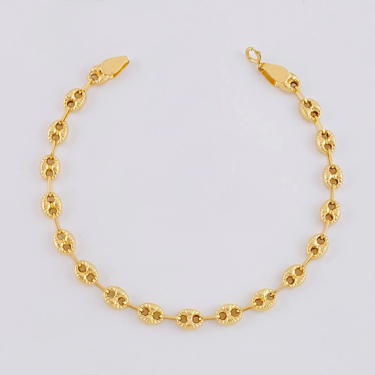 Pulso GC Diamantado 3.1g / 19cm / 4.5mm Oro Amarillo 18K