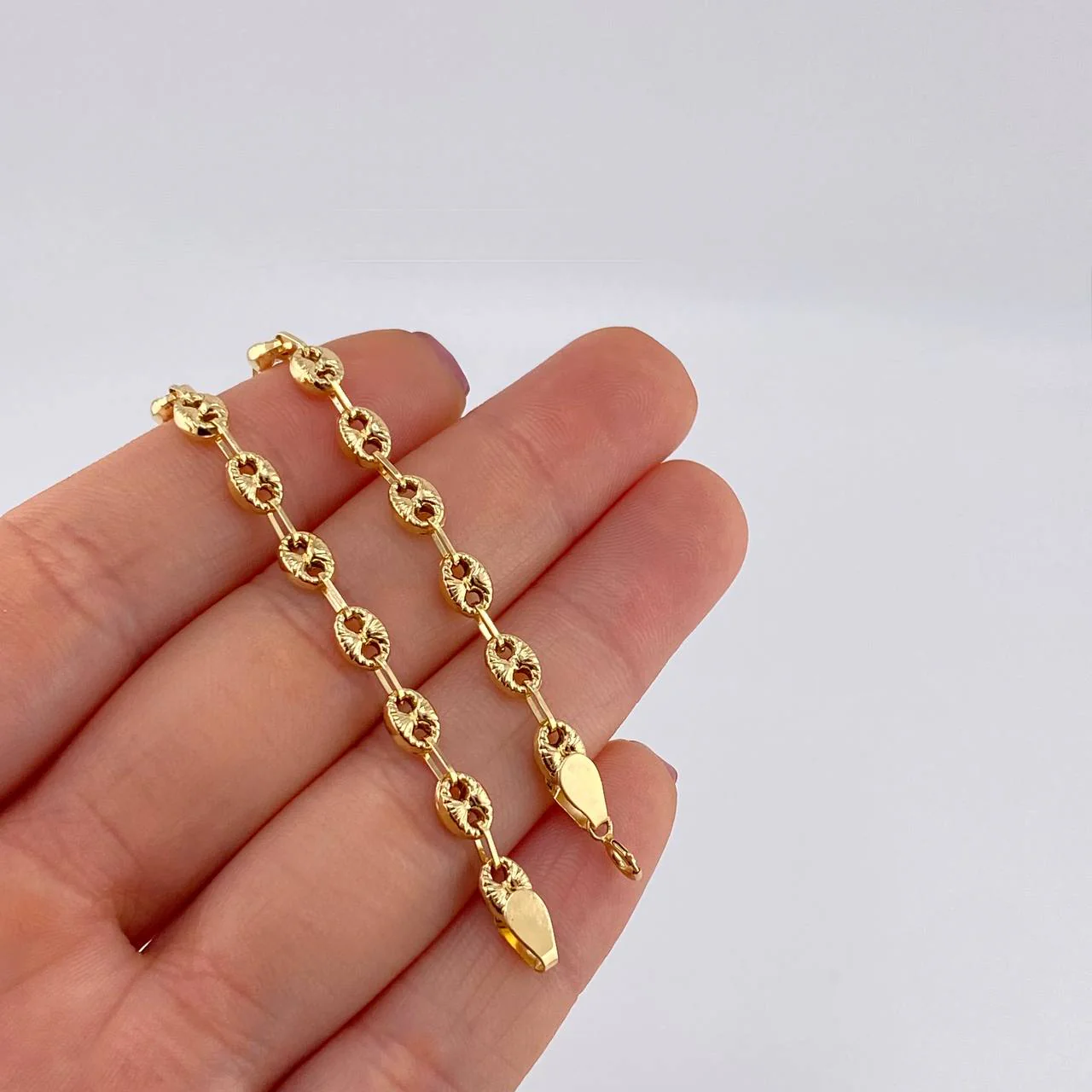 Pulso GC Diamantado 3.3g / 19.5cm / 4.55mm Oro Amarillo 18K - Image 4