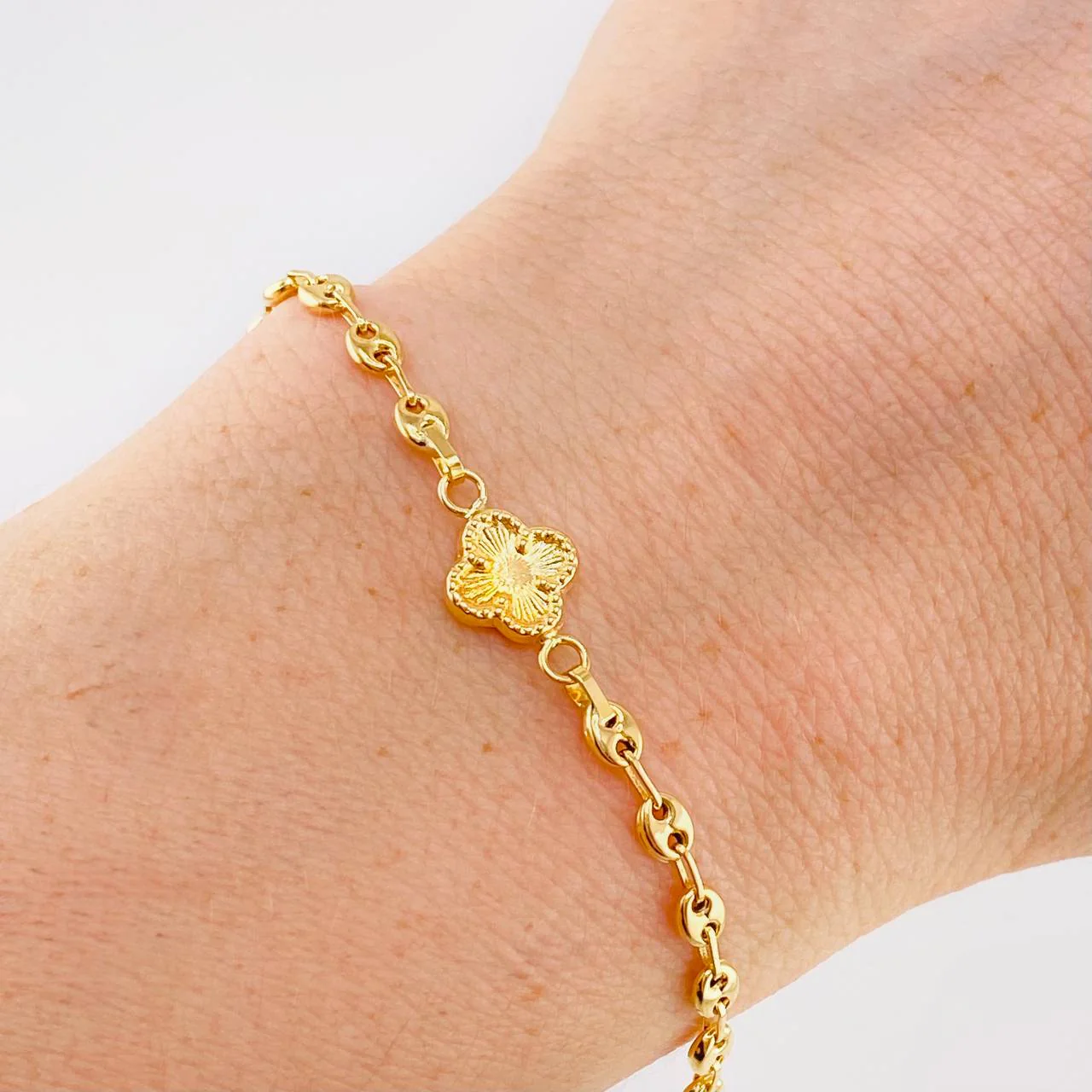 Pulso Gc Herraje Trebol 2.15 g / 17.2 cm / 3.1 mm Oro Amarillo 18K - Image 4