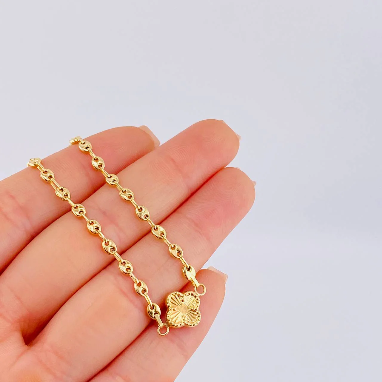 Pulso Gc Herraje Trebol 2.4 g / 18.7 cm / 3.1 mm Oro Amarillo 18K - Image 3