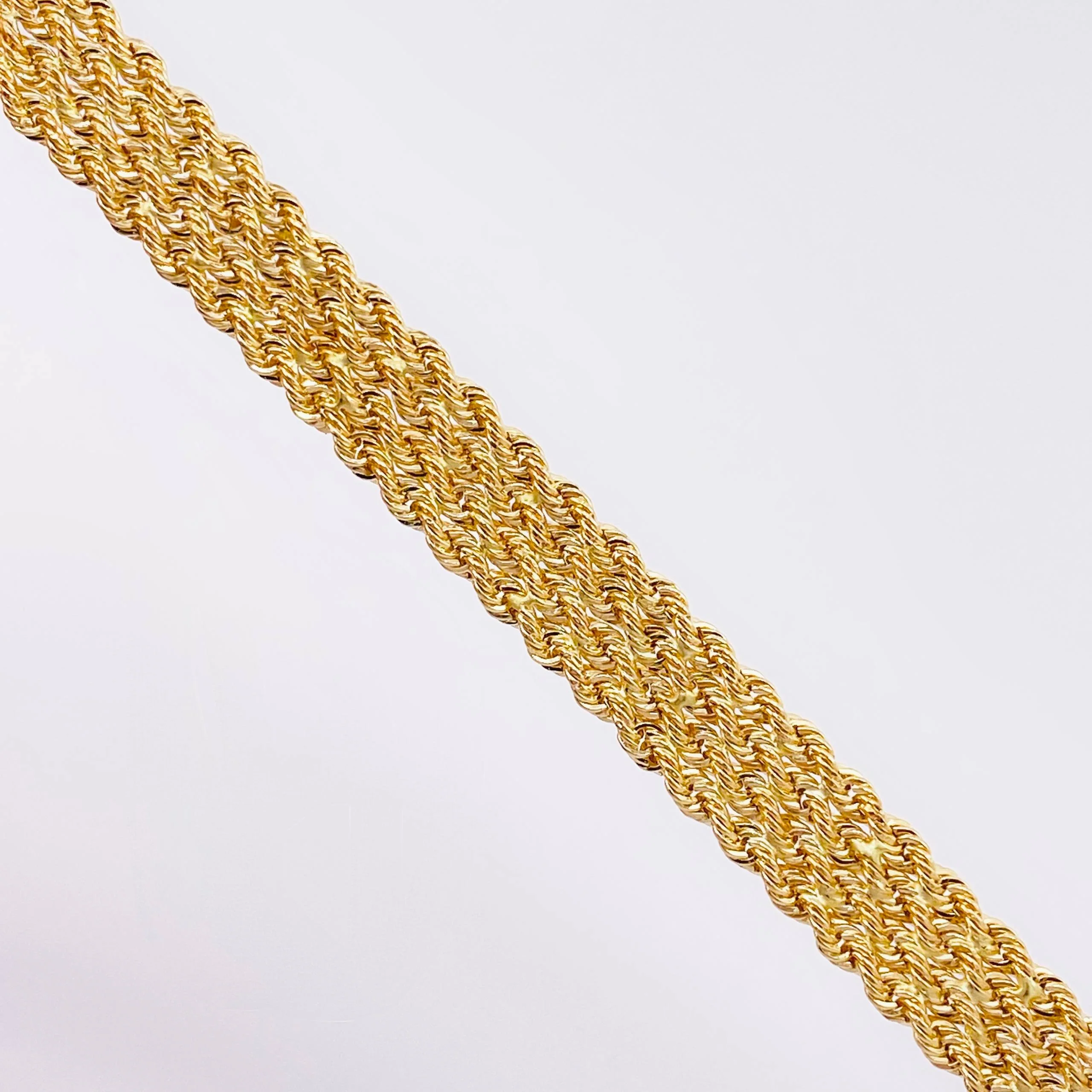Pulso Lazo Secuencial 3.5gr / 19.5cm / 5.8mm Oro Amarillo +3 18K - Image 3
