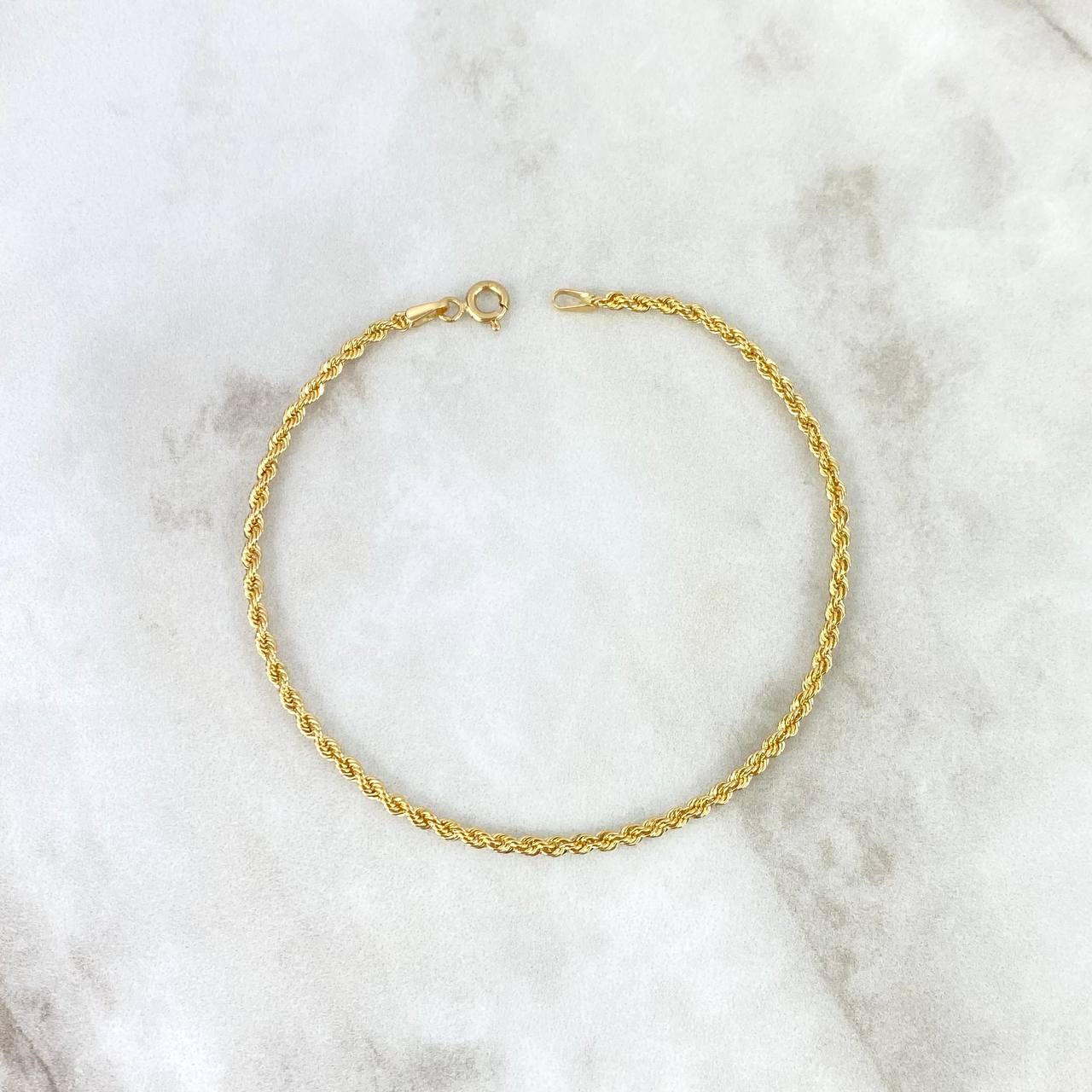 Pulso Lazo 1.3gr / 20cm / 2.15mm Oro Amarillo +3 18K *