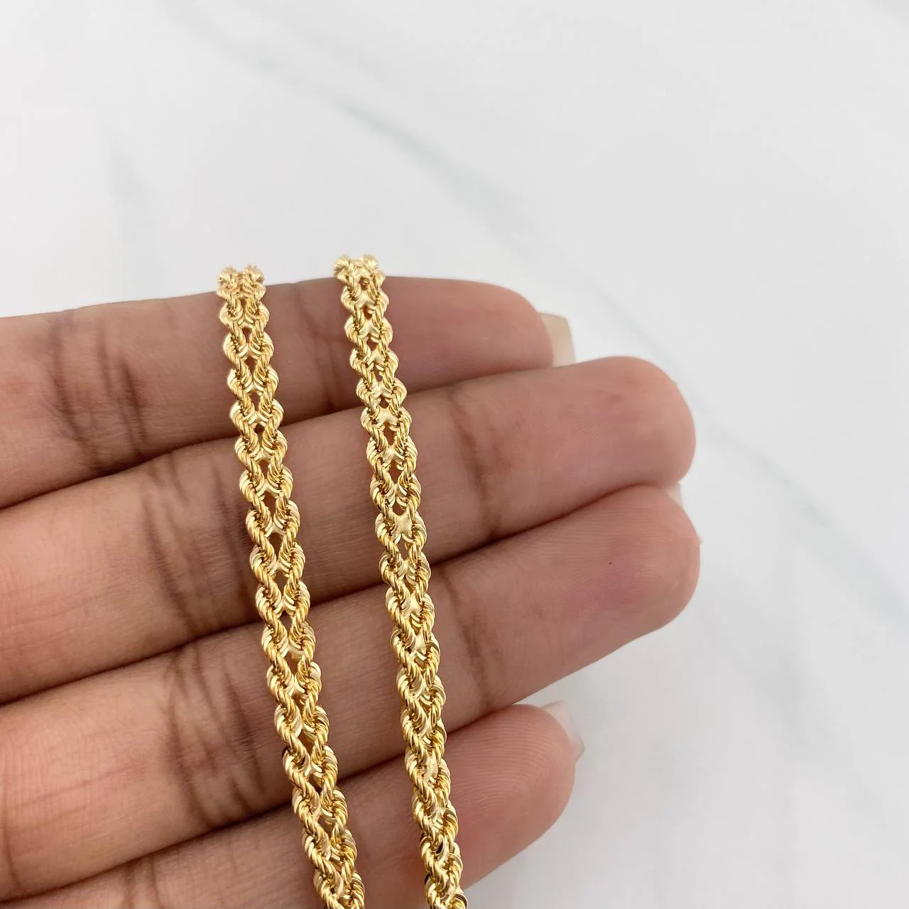 Pulso Lazo Corazon 2.75g / 19cm / 4.23mm Oro Amarillo 18K - Image 5