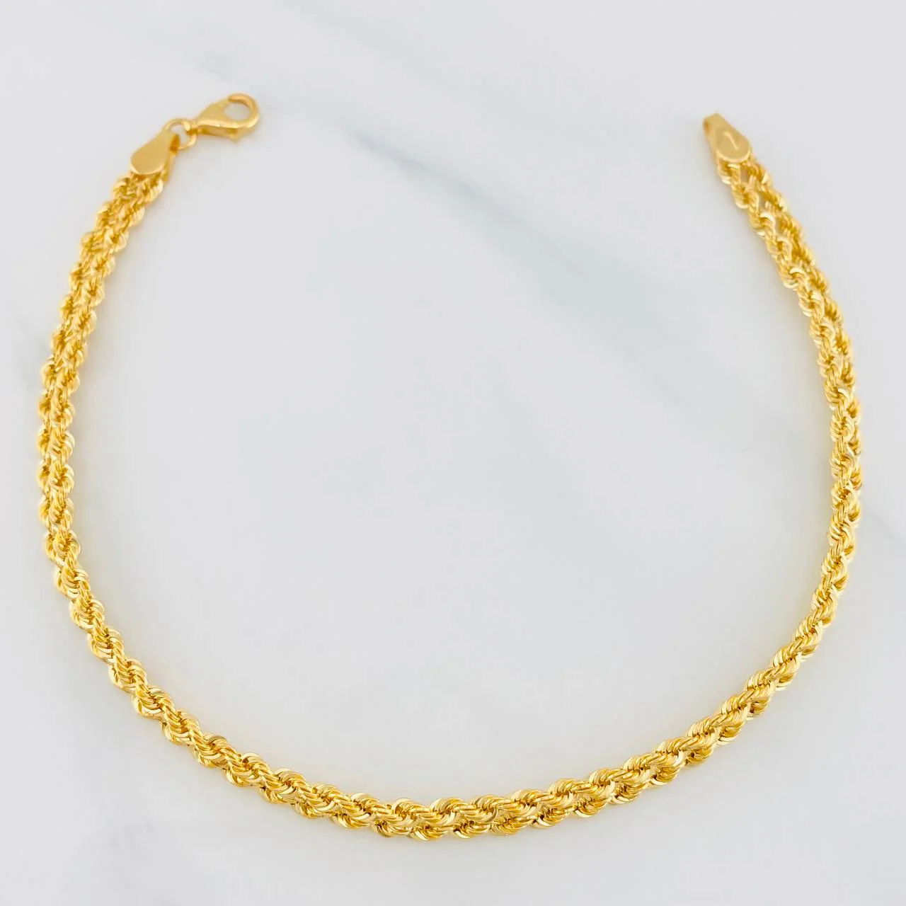 Pulso Lazo Corazon 2.85g / 19.5cm / 4.26mm Oro Amarillo 18K - Image 3