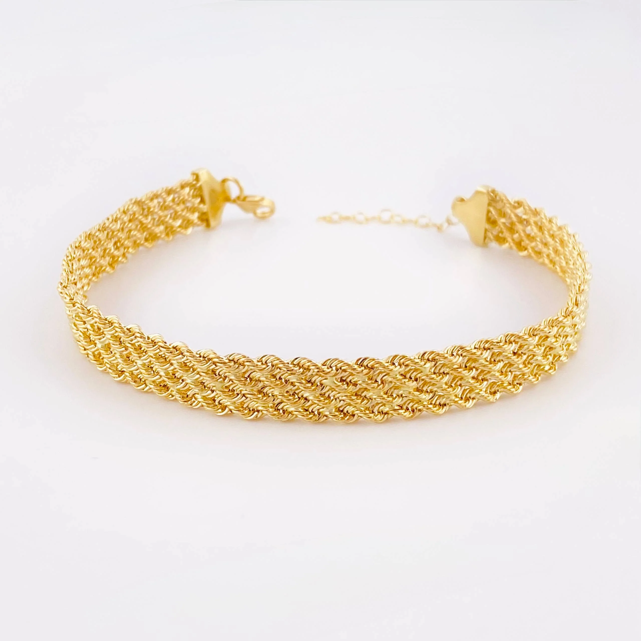 Pulso Lazo secuencial 4.1gr / 19.5cm / 7.6mm Oro Amarillo +3 18K ©