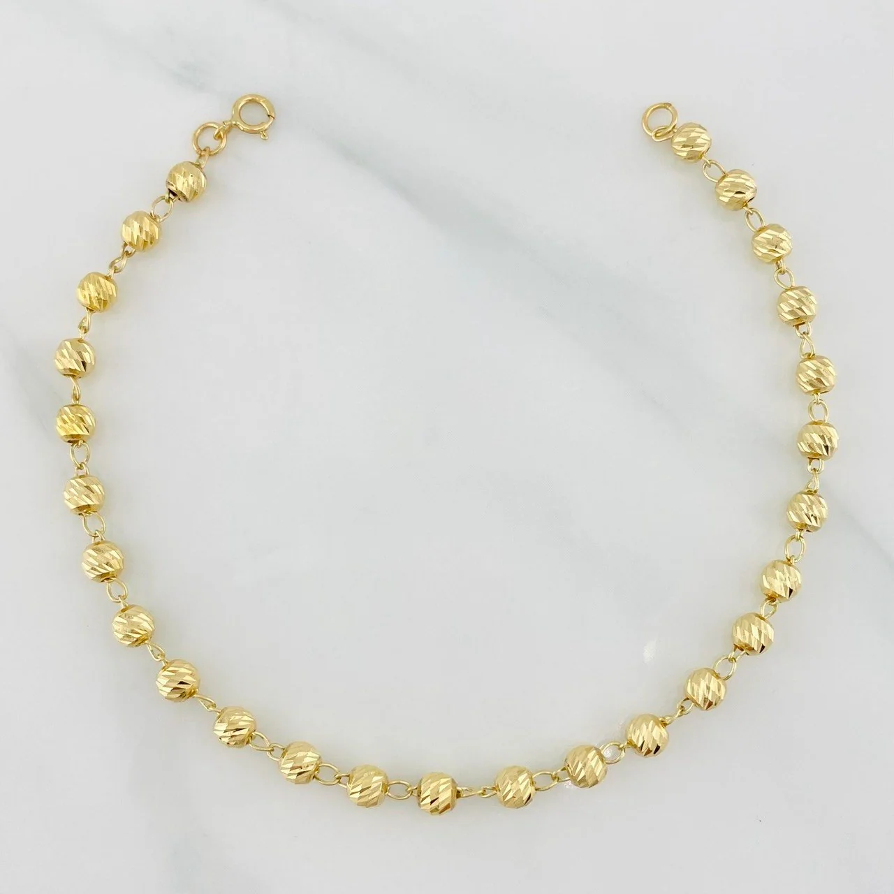 Pulso Militar 3.15g / 19cm / 4mm Oro Amarillo 18K