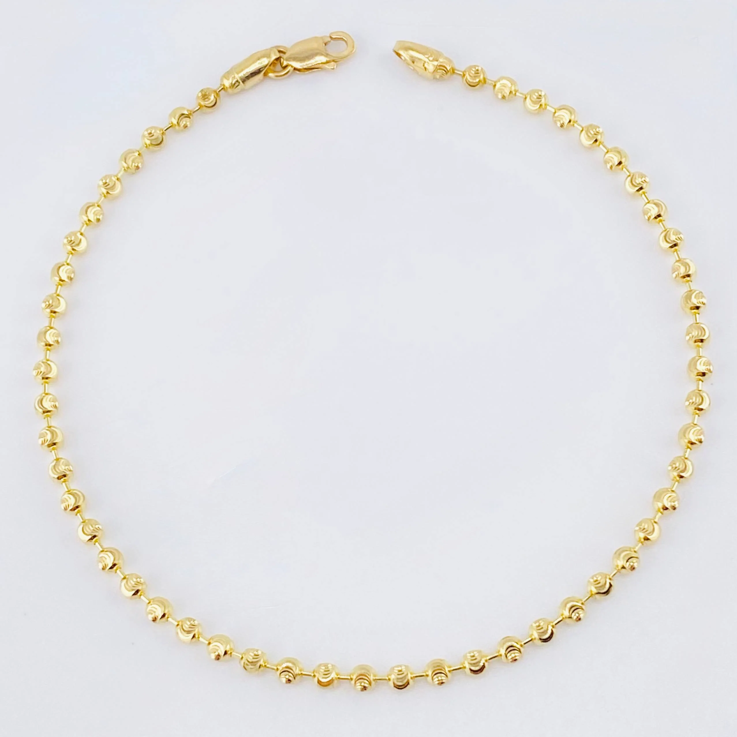 Pulso Militar Media Luna 3.65gr / 18cm / 2.5mm Oro Amarillo Nac.Esp. 18K Ā©