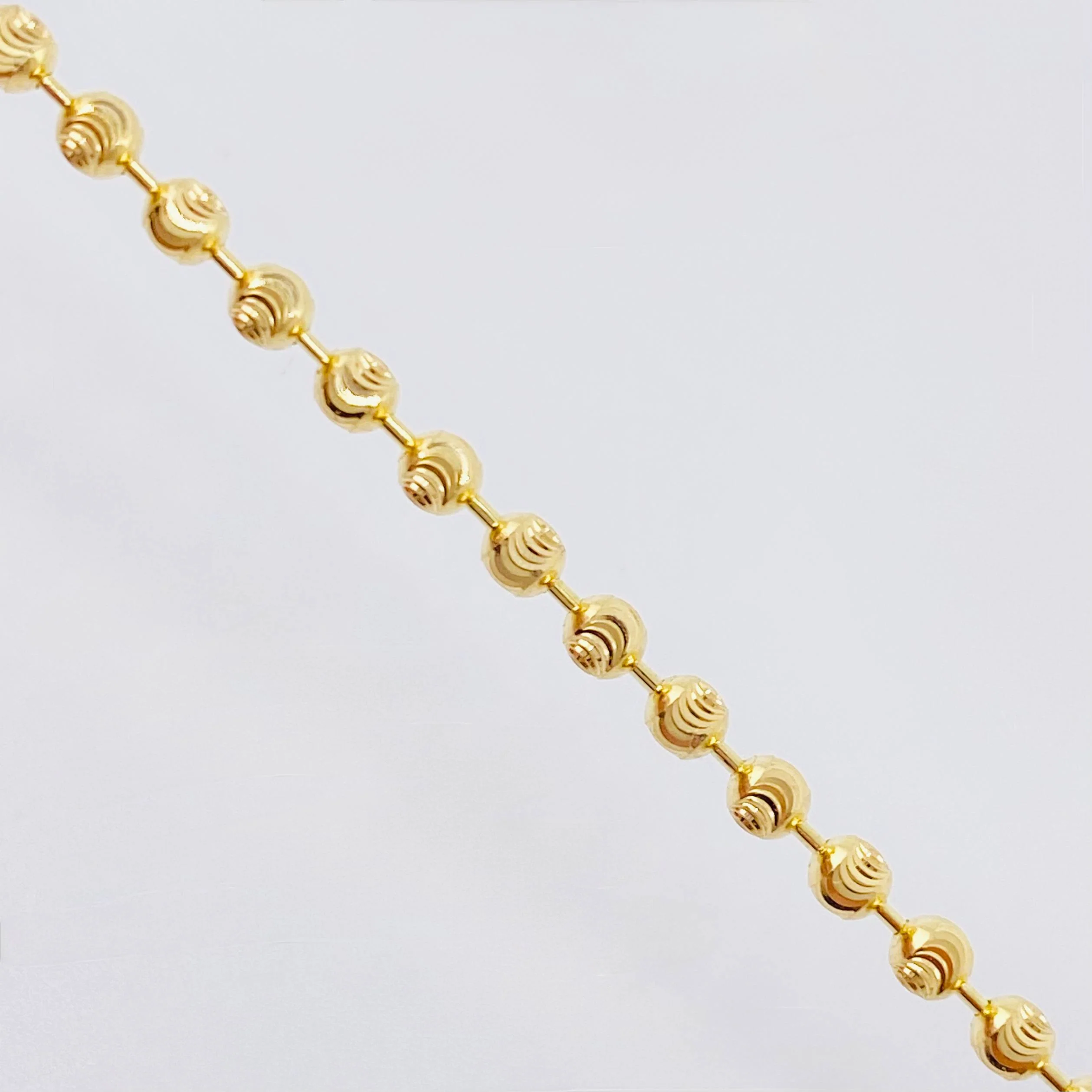 Pulso Militar Media Luna 4.1gr / 20cm / 2.5mm Oro Amarillo 18K - Image 4