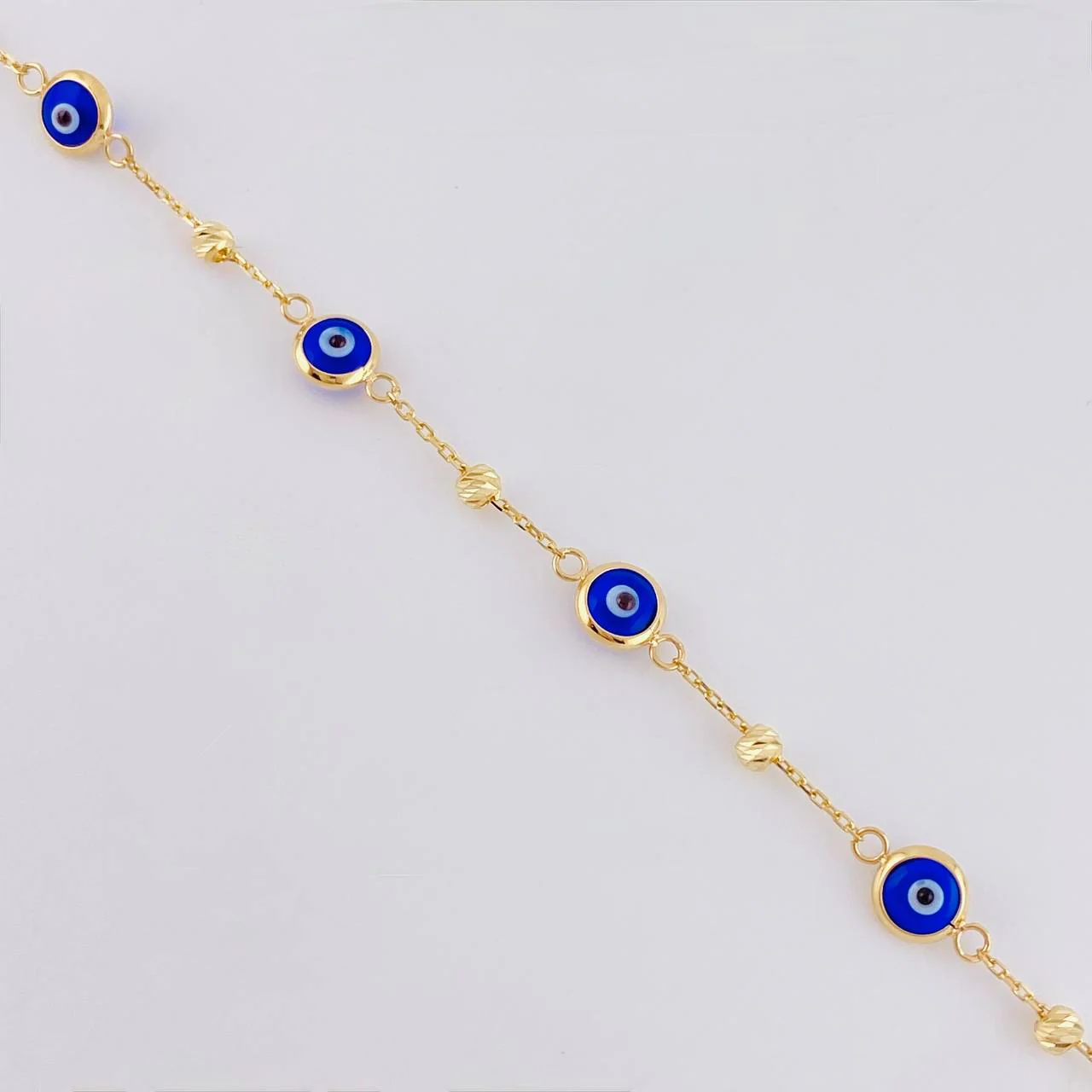 Pulso Modulable Ojo Turco 1.8 g / 19 cm - 18 cm / 2.5 mm Oro Amarillo 18K - Image 2