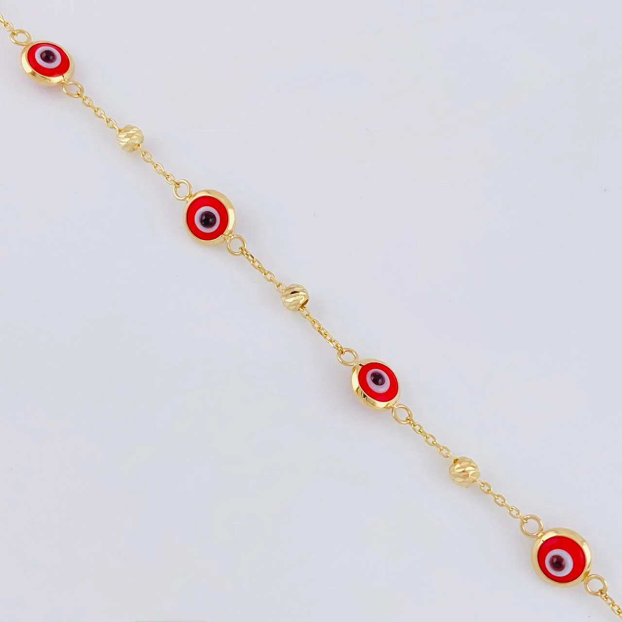 Pulso Modulable Ojo Turco 1.9 g / 19 cm - 18 cm / 2.5 mm Oro Amarillo 18K - Image 2