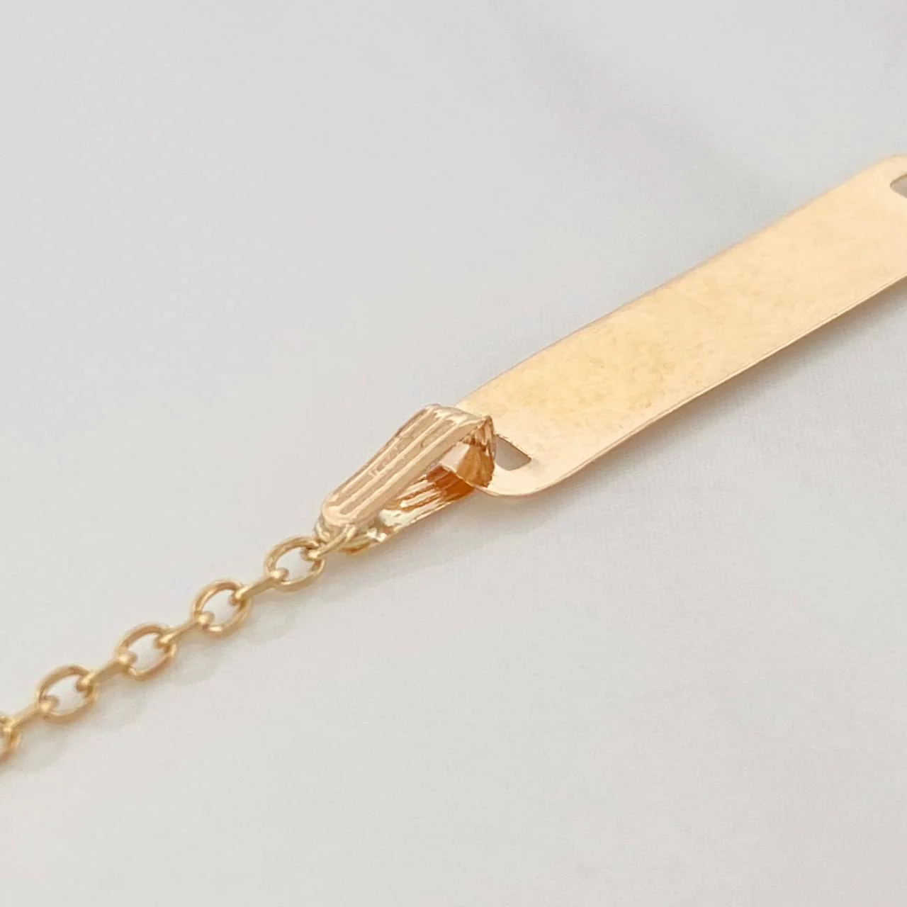 Pulso Modulable Placa Aro Seguido 1 g / 16.5 cm - 14.5 cm / 1.36 mm Oro Amarillo 18K - Image 2