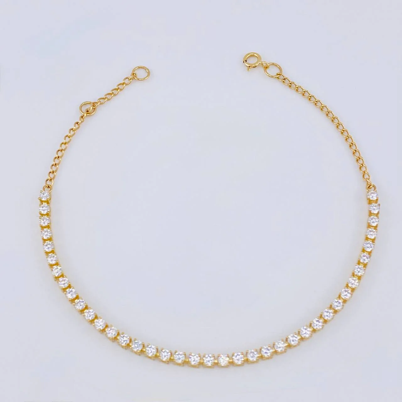 Pulso Modulable Tenis 3 g / 19 cm - 17 cm / 2,15 mm Oro Amarillo 18K