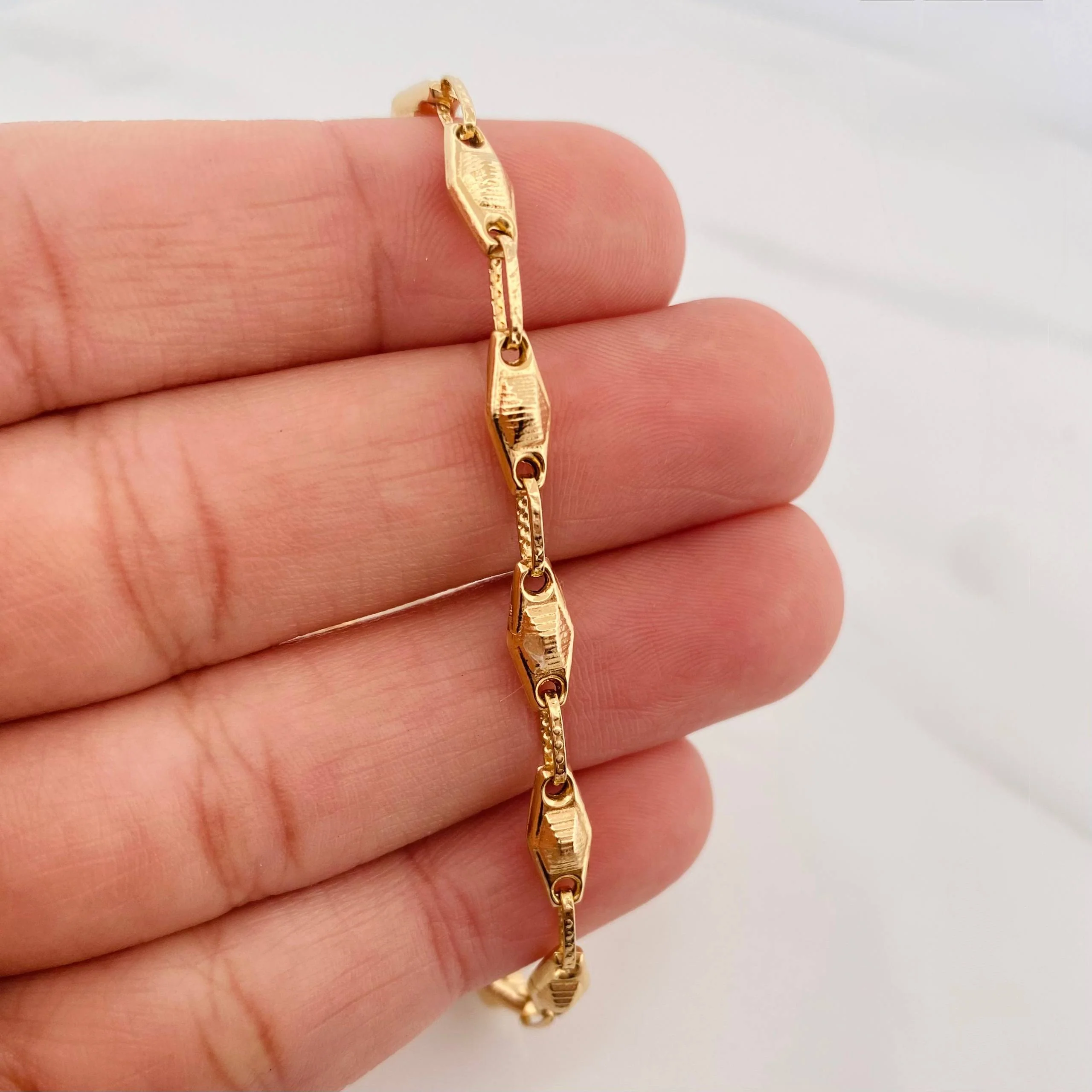 Pulso Rustico 3.95 g / 21 cm / 4.5 mm Oro Amarillo 18K - Image 4