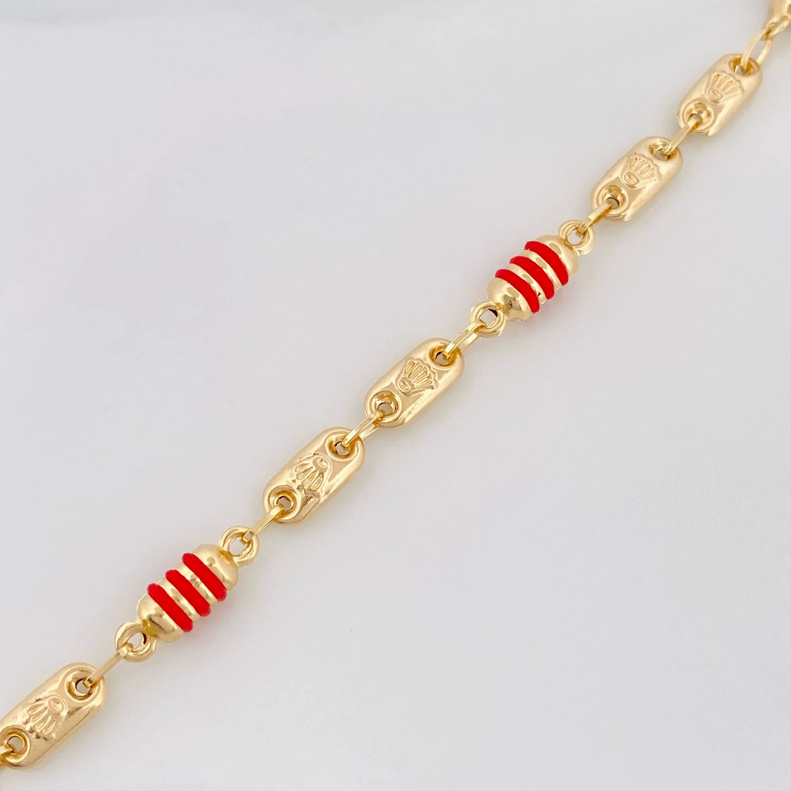 Pulso Rustico Corona 3.35 g / 18 cm / 4 mm Oro Amarillo 18K - Image 3