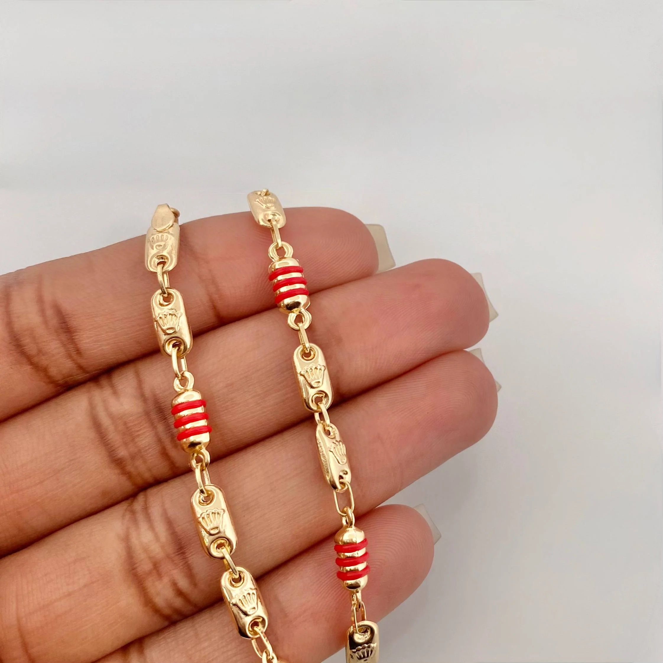 Pulso Rustico Corona 3.35 g / 18 cm / 4 mm Oro Amarillo 18K - Image 4