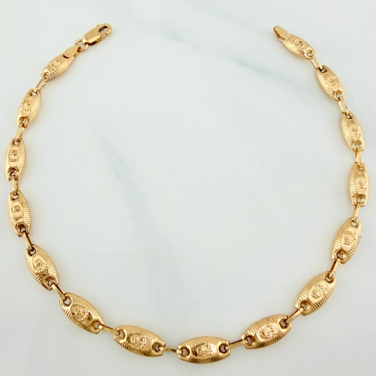 Pulso Rustico Corona 3.6 g / 20 cm / 4.5 mm Oro Amarillo 18K