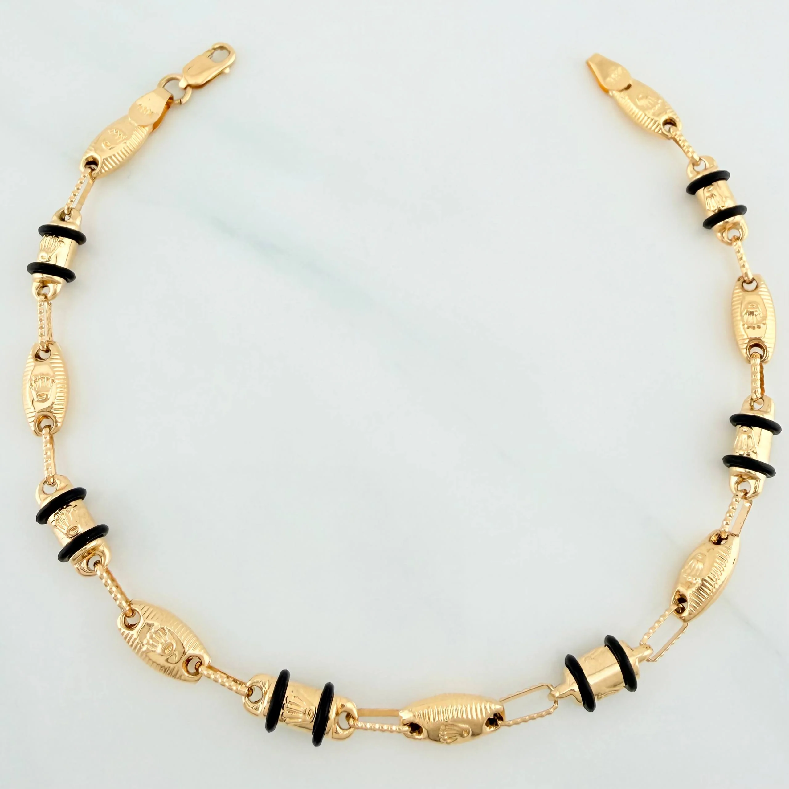 Pulso Rustico Corona 4.7 g / 20.5 cm / 4.5 mm Oro Amarillo 18K